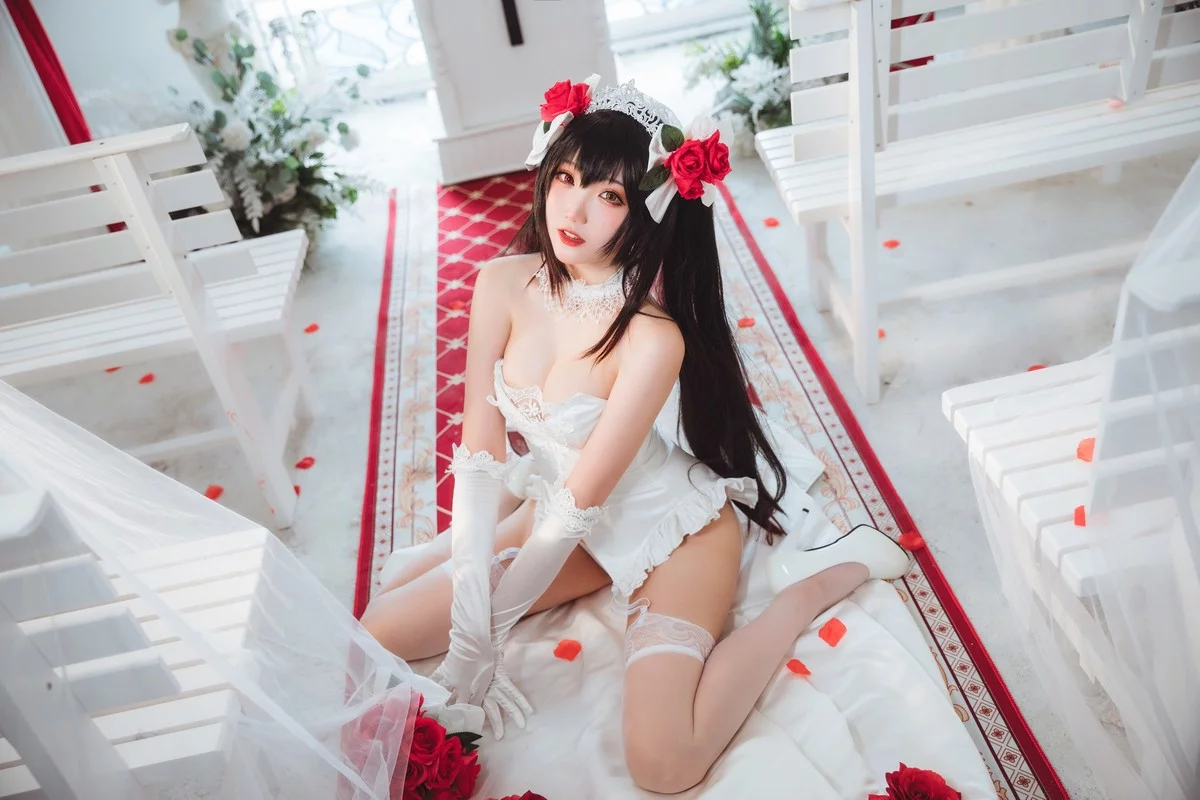 Coser美女瓜希酱时崎狂三主题私房性感多套服饰秀翘臀美腿迷人诱惑写真156P