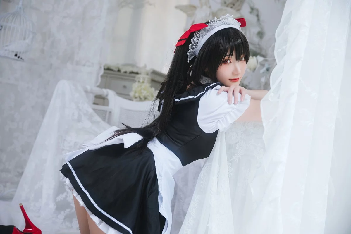 Coser美女瓜希酱时崎狂三主题私房性感多套服饰秀翘臀美腿迷人诱惑写真156P