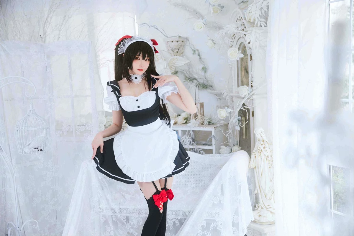 Coser美女瓜希酱时崎狂三主题私房性感多套服饰秀翘臀美腿迷人诱惑写真156P