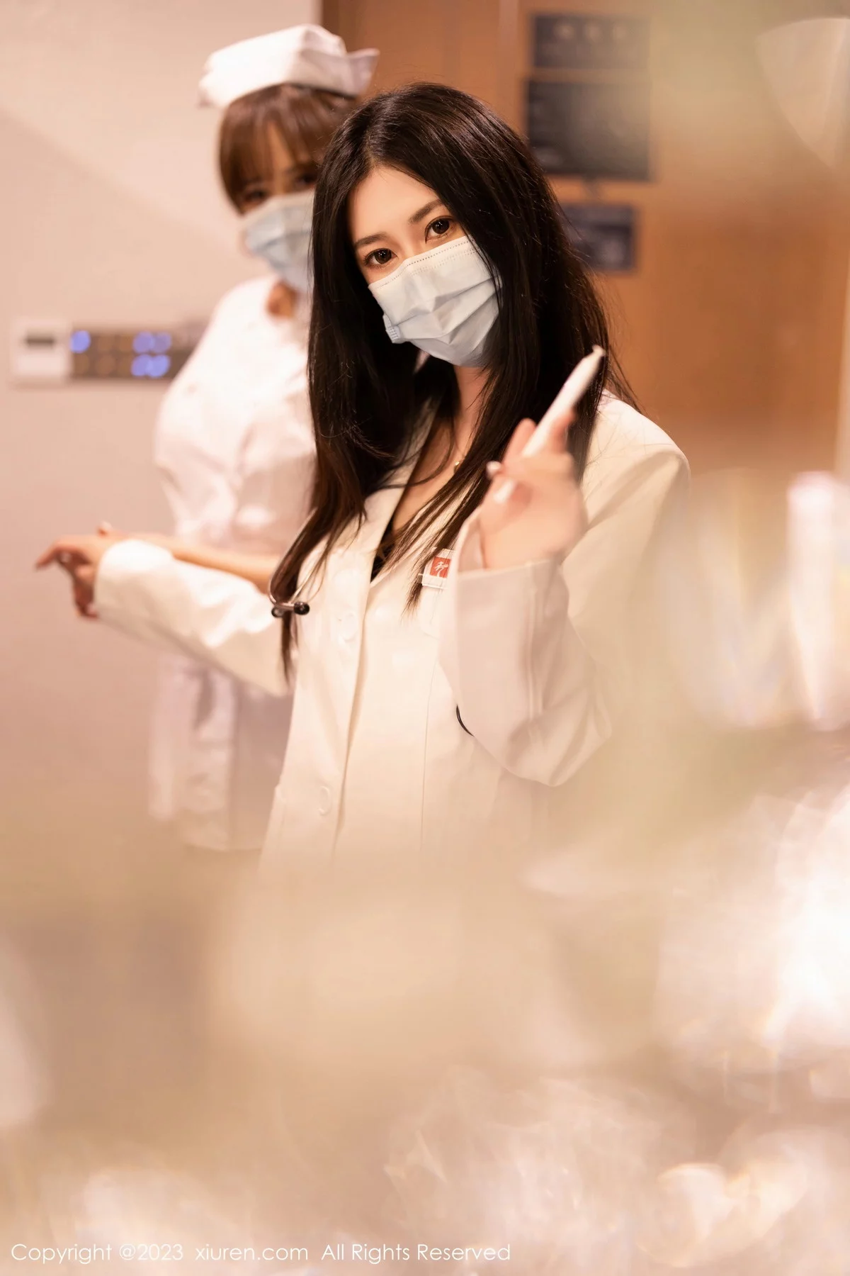 XiuRen第6312期_模特合集女神icy猪＆laura阿姣医生与护士主题性感内衣诱惑写真99P