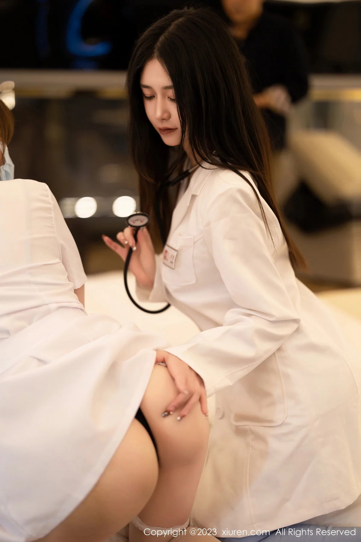 XiuRen第6312期_模特合集女神icy猪＆laura阿姣医生与护士主题性感内衣诱惑写真99P