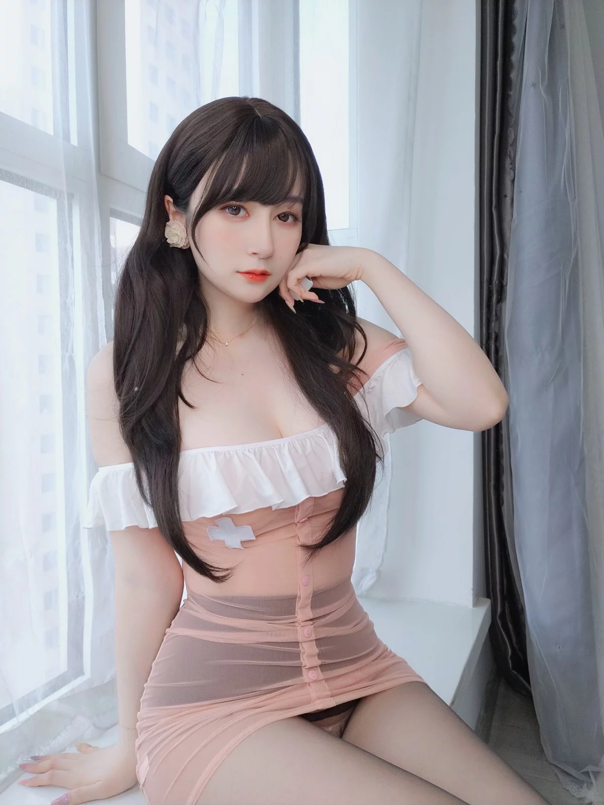 Coser小姐姐白银2023年02月合集性感黑色薄透修女服秀丰满身材迷人诱惑写真276P
