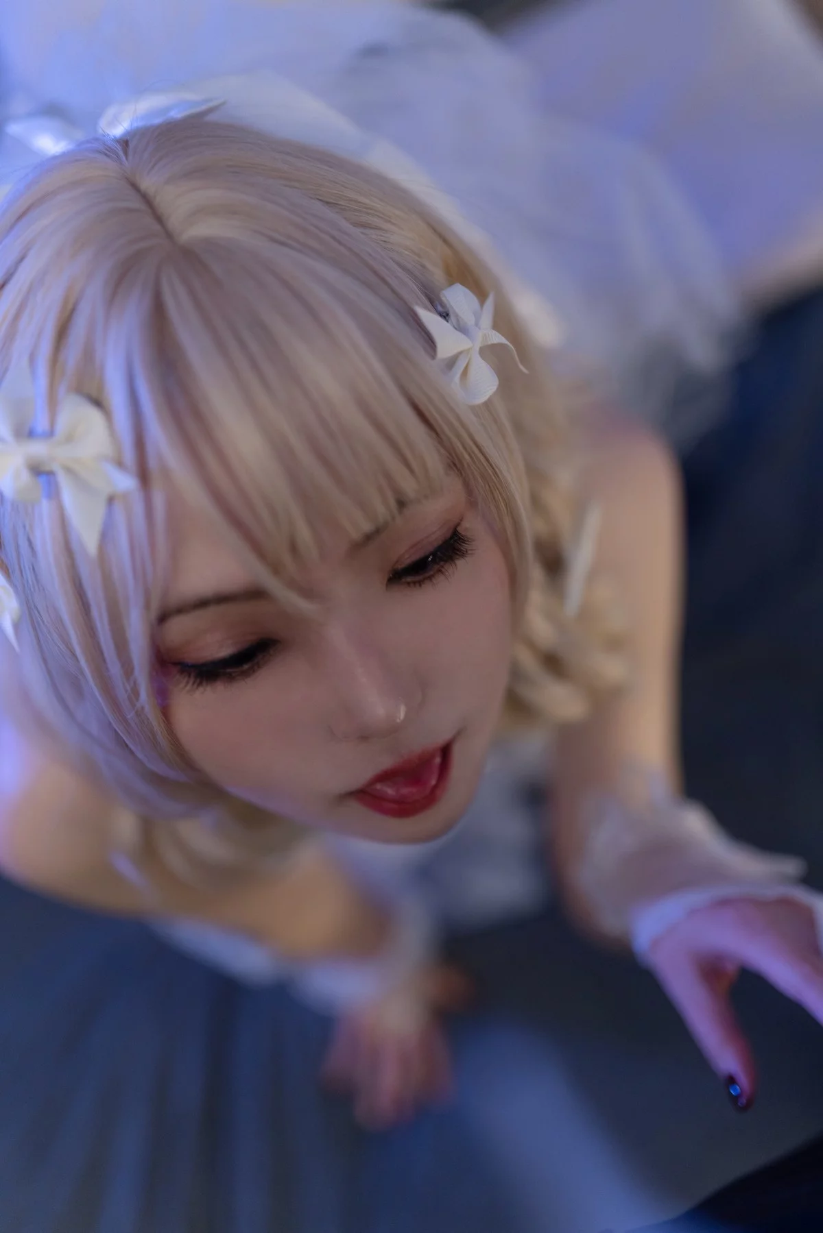 网络美女Natsuko夏夏子JK&花嫁主题脱JK制服露白色薄纱秀惹火身材诱惑写真131P