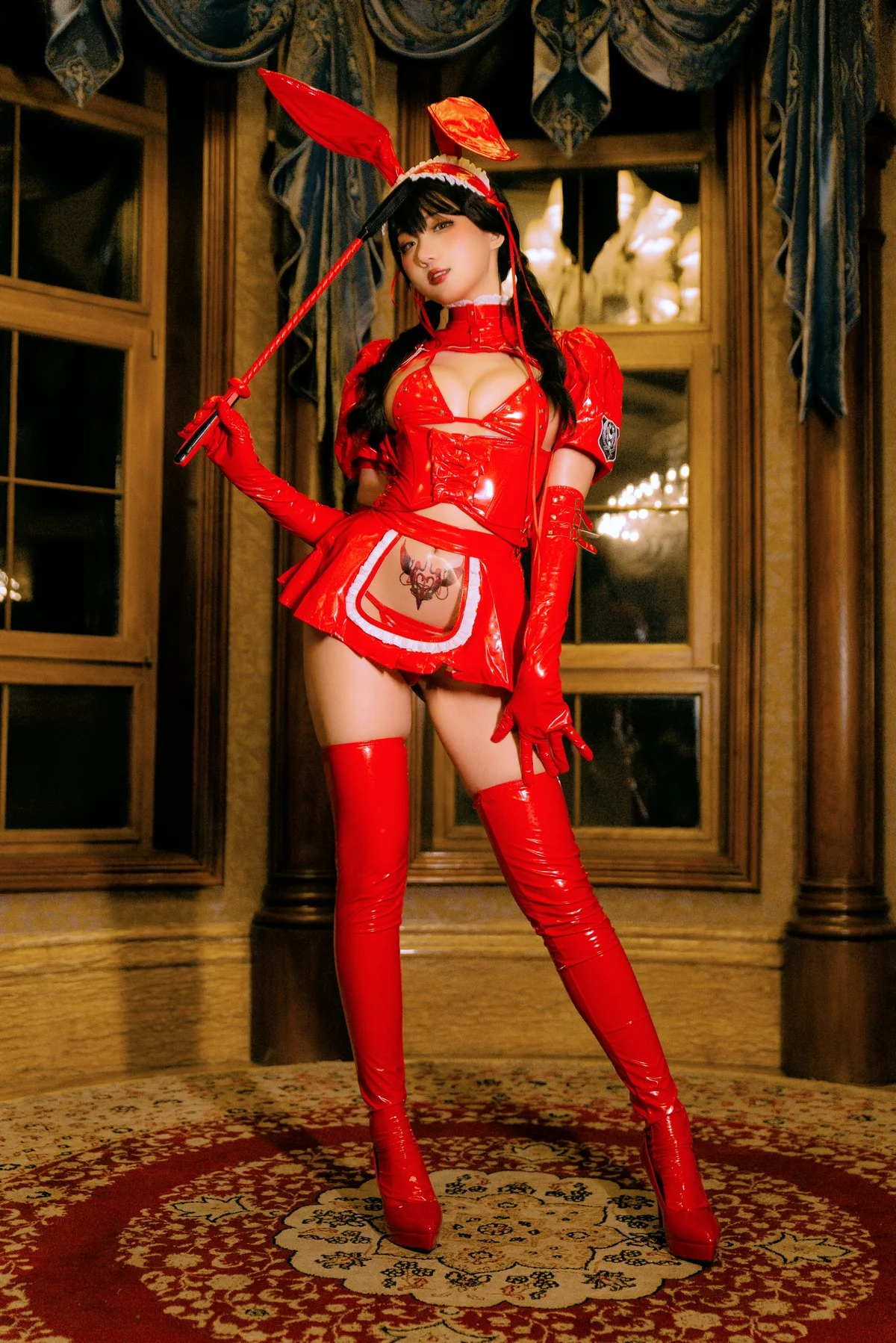 Corer美女瓦斯塔亚小龙虾兔女郎主题私房性感兔女郎服饰系列秀完美身材诱惑写真134P