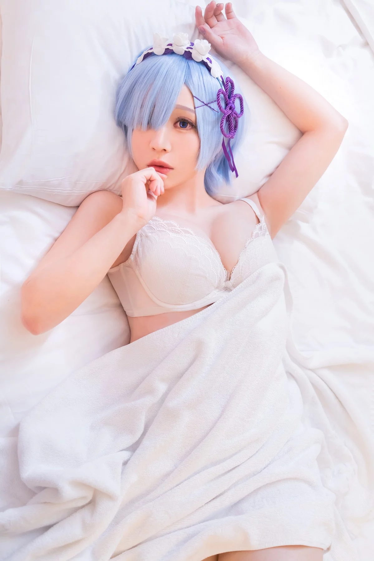 Coser美女叫我千寻大人蕾姆Rem主题私房性感Cos服饰系列秀完美身材诱惑写真70P