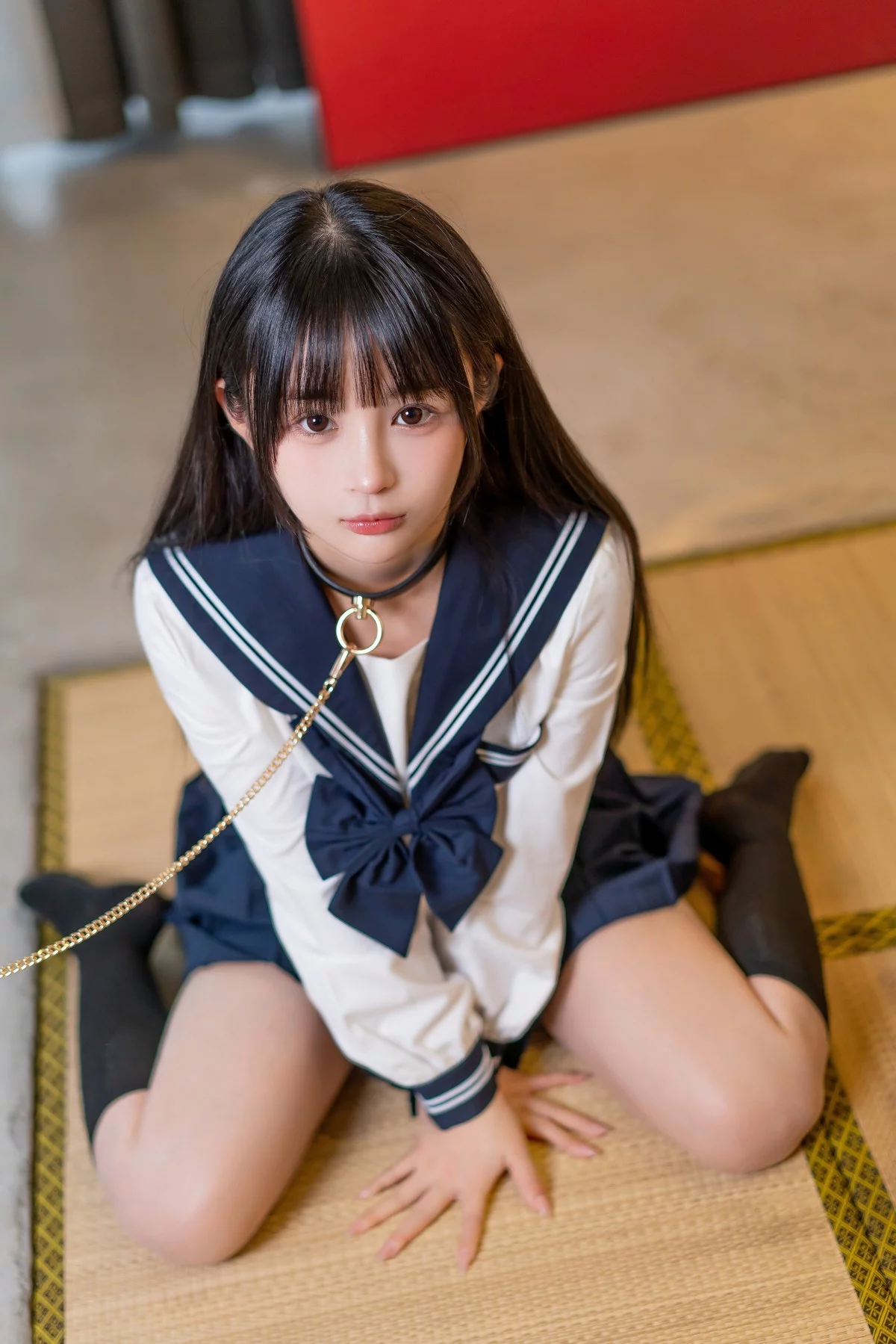 网络美女桜井宁宁JK的秘密主题私房情趣捆绑脱JK短裙露丁字裤秀翘臀诱惑写真33P