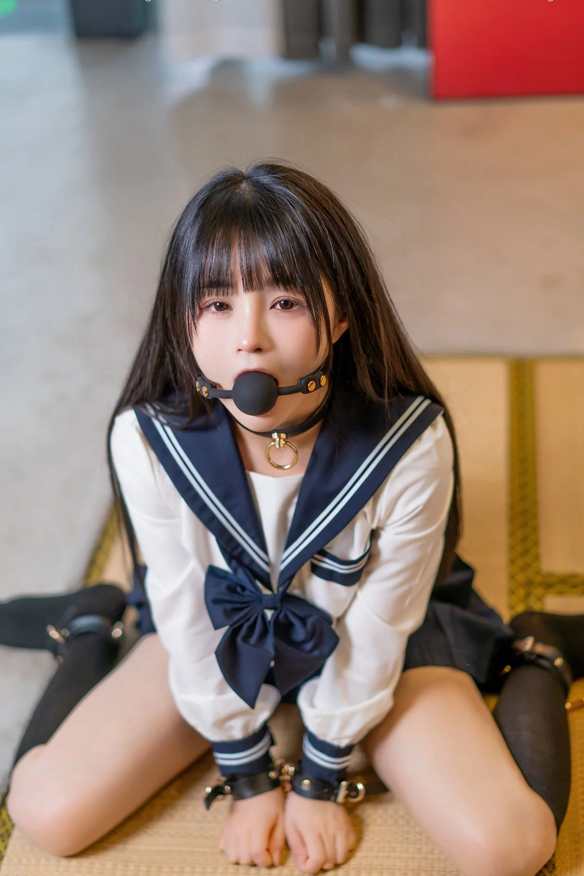 网络美女桜井宁宁JK的秘密主题私房情趣捆绑脱JK短裙露丁字裤秀翘臀诱惑写真33P