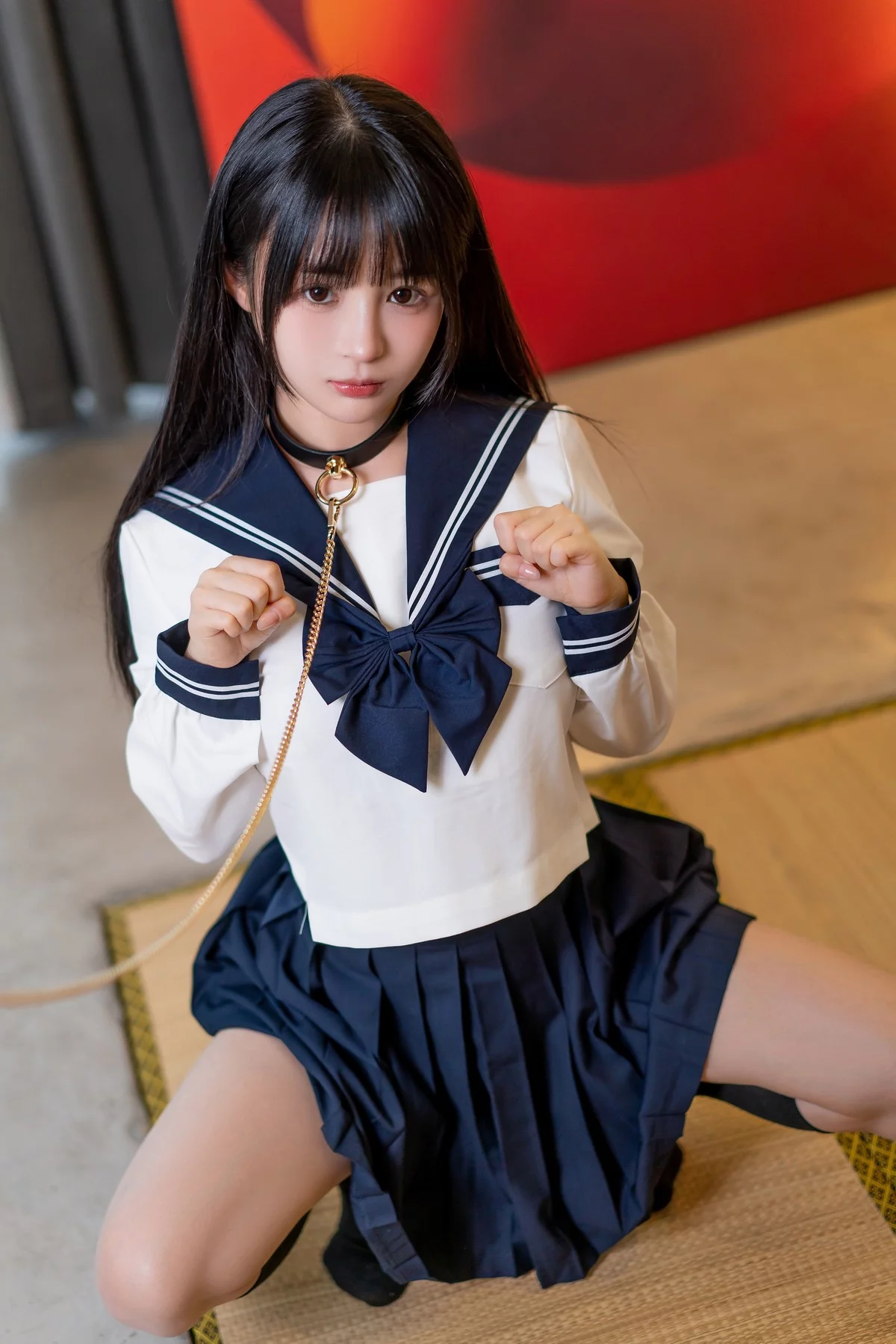 网络美女桜井宁宁JK的秘密主题私房情趣捆绑脱JK短裙露丁字裤秀翘臀诱惑写真33P