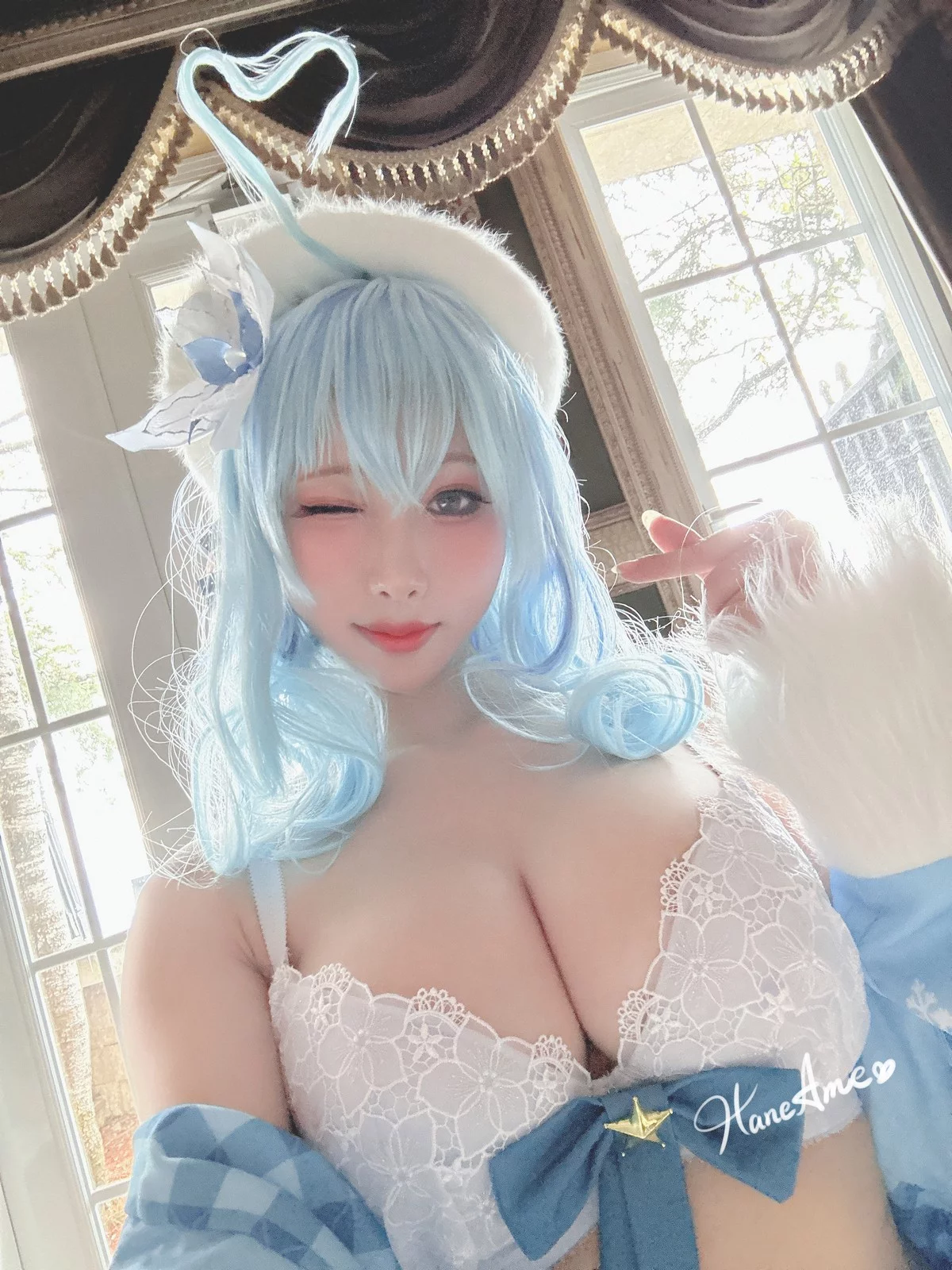 Coser美女雨波_HaneAme-2022年11月合集私房情趣服饰露傲人豪乳惹火诱惑写真154P