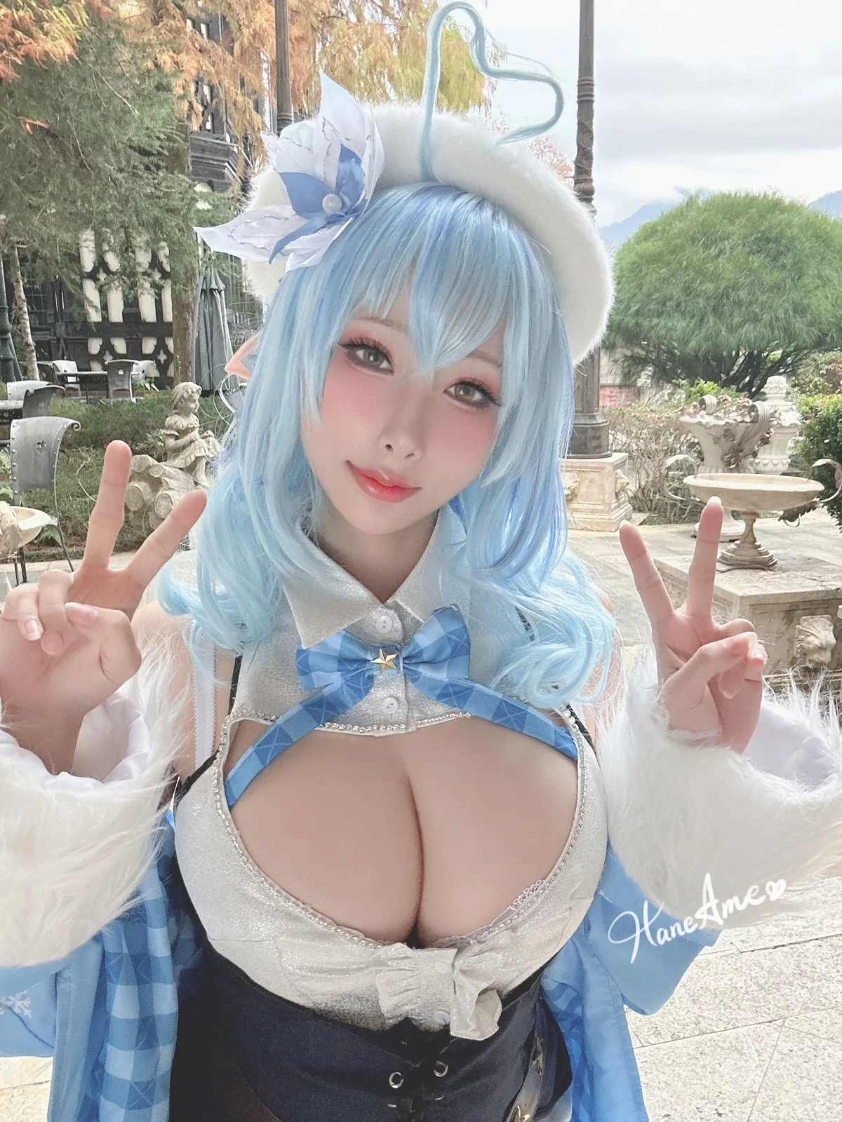 Coser美女雨波_HaneAme-2022年11月合集私房情趣服饰露傲人豪乳惹火诱惑写真154P