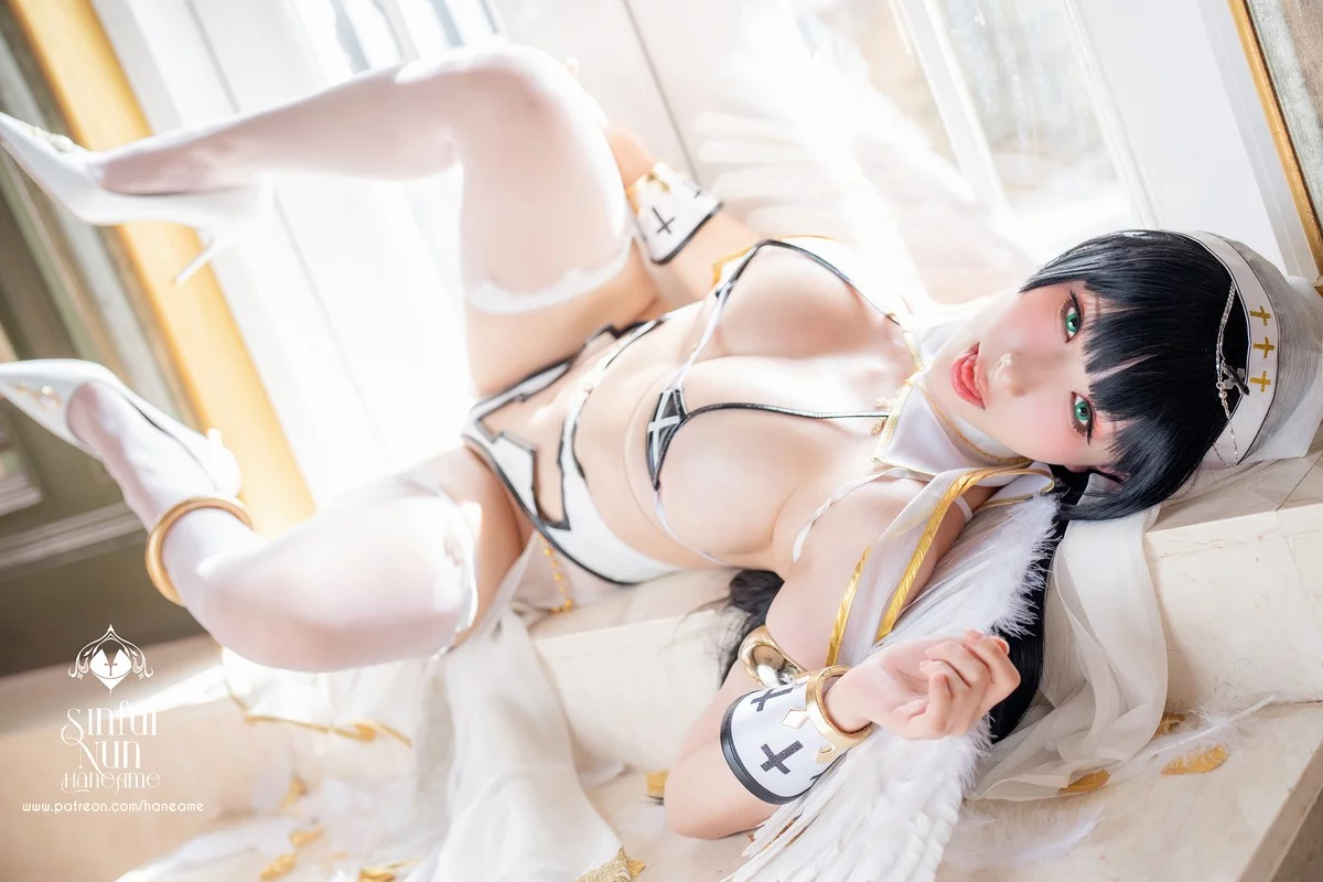 Coser美女雨波_HaneAme罪恶修女主题私房性感情趣修女服饰秀火辣身材诱惑写真149P