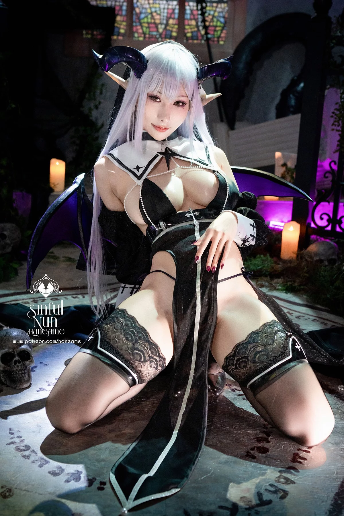 Coser美女雨波_HaneAme罪恶修女主题私房性感情趣修女服饰秀火辣身材诱惑写真149P