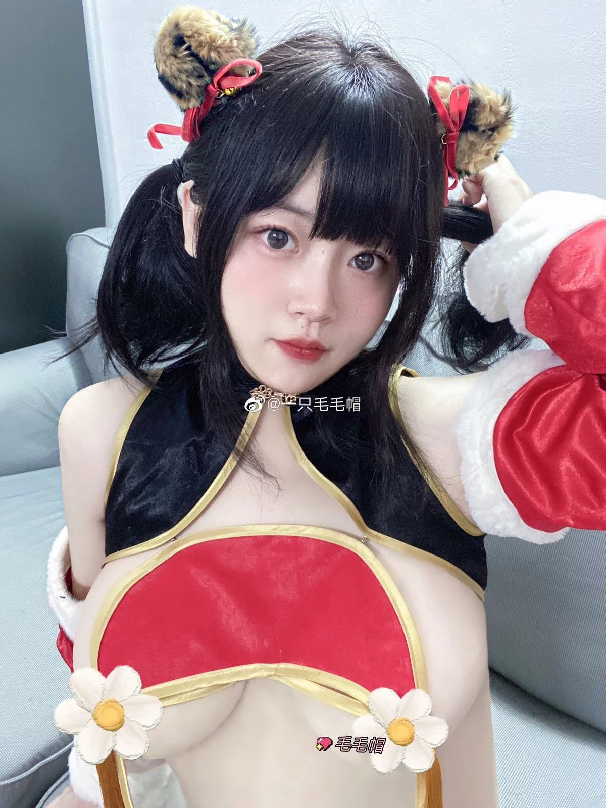 微博妹子一只毛毛帽视图精选合集主题私房性感服饰系列秀丰满身材诱惑写真210P