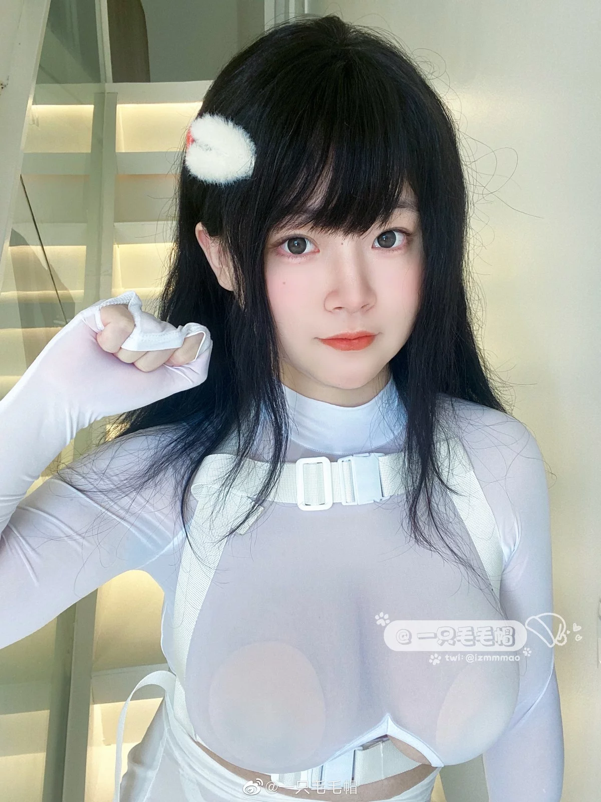 微博妹子一只毛毛帽视图精选合集主题私房性感服饰系列秀丰满身材诱惑写真210P