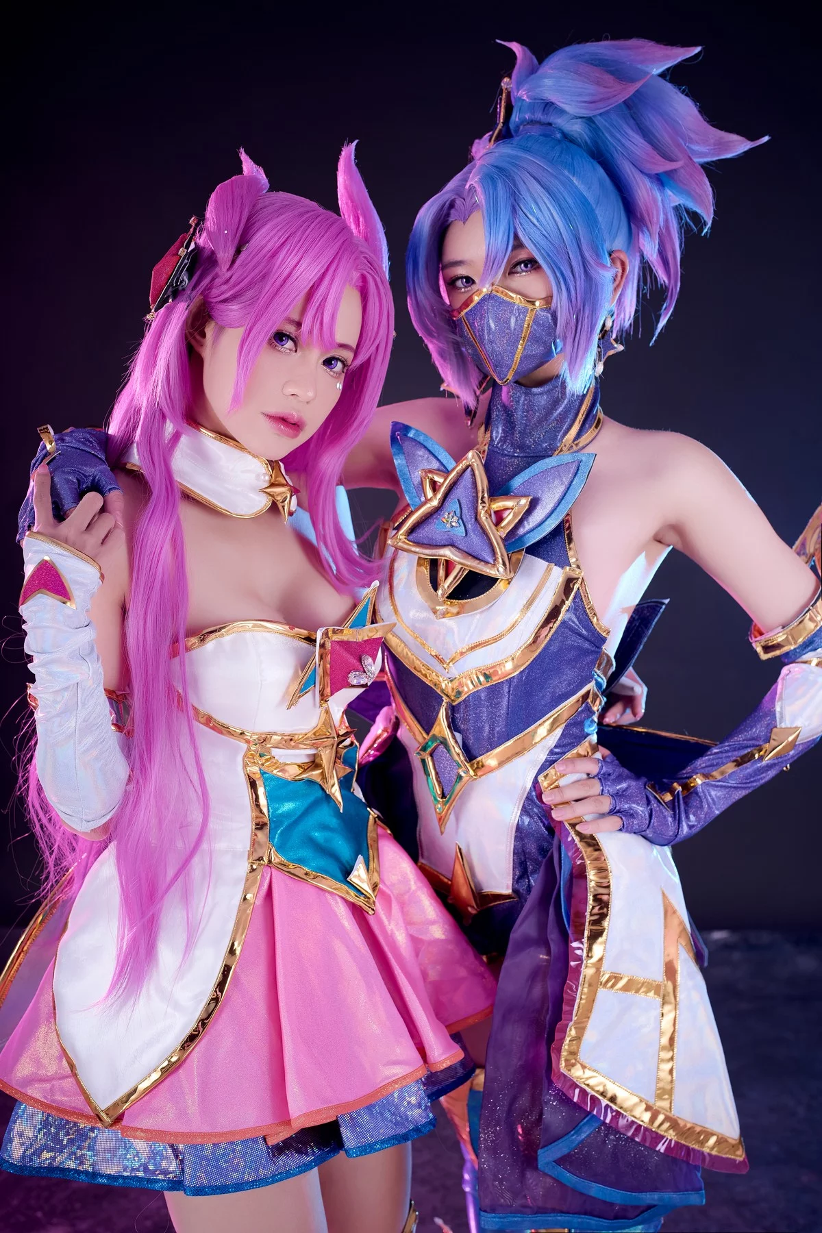 网络美女PingPing-Star Guardian Kai'Sa主题性感红色情趣内衣秀惹火身材诱惑写真72P