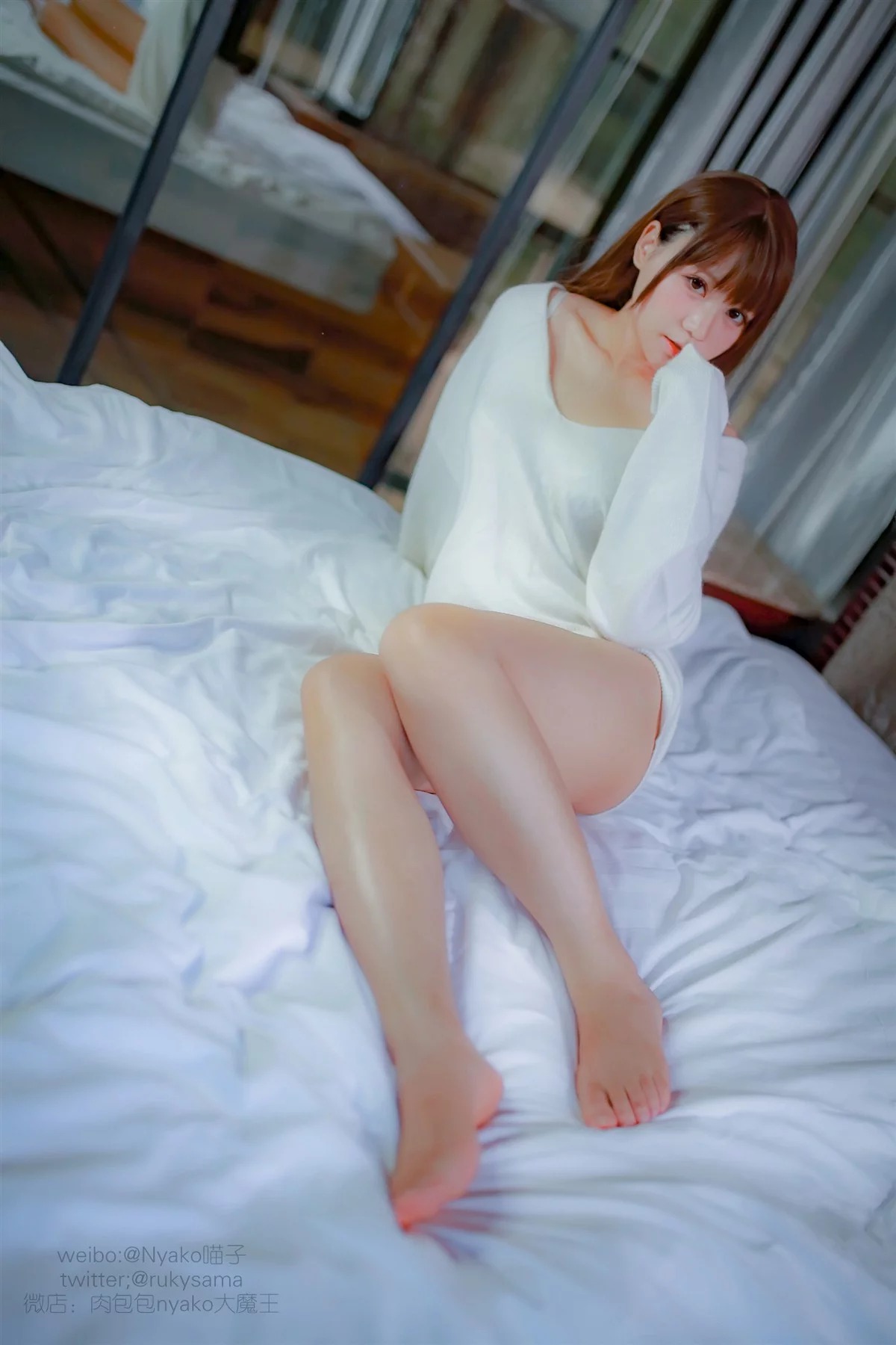 网络美女Nyako喵子个人写真主题精选私房性感服饰系列秀翘臀美腿诱惑写真123P