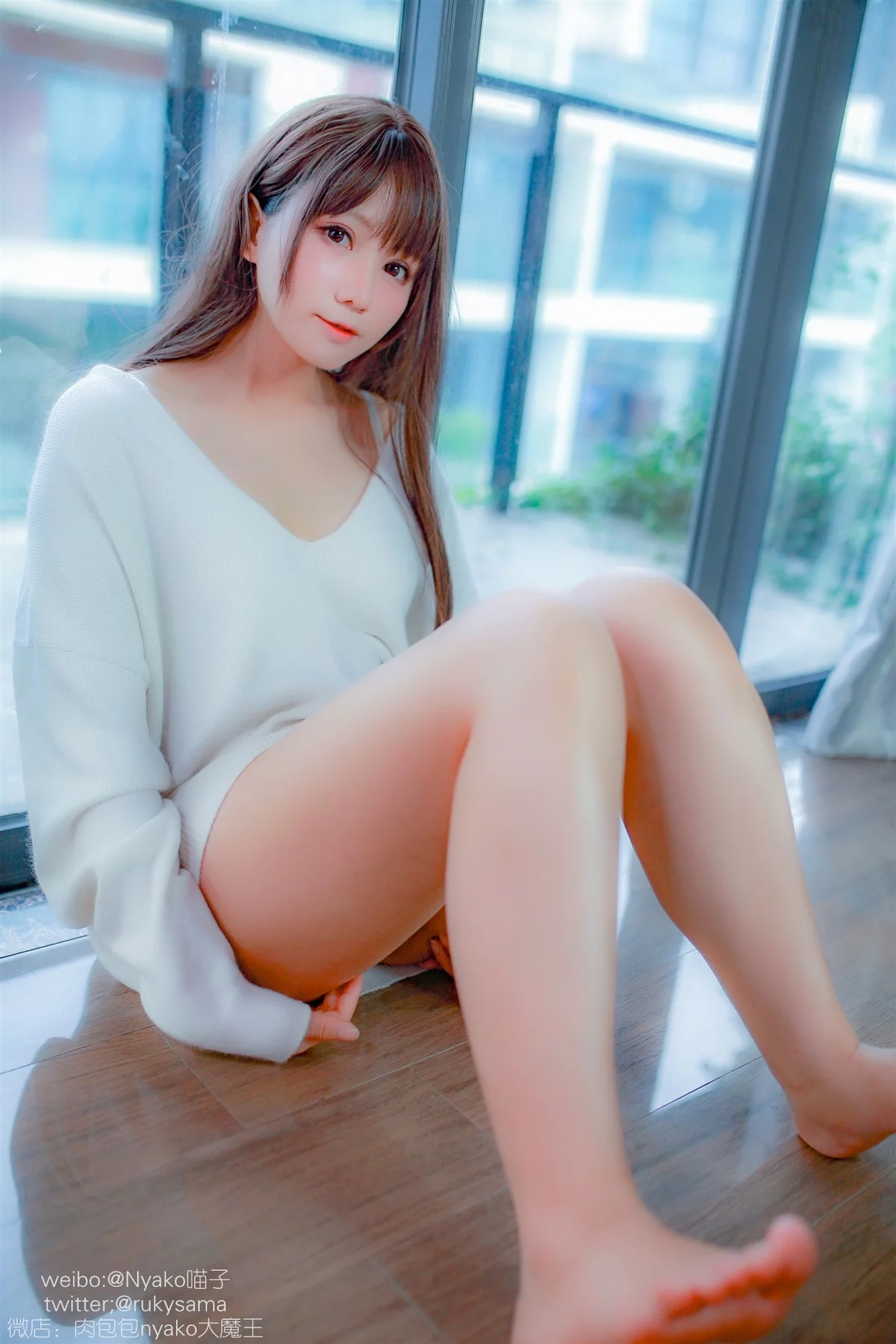 网络美女Nyako喵子个人写真主题精选私房性感服饰系列秀翘臀美腿诱惑写真123P