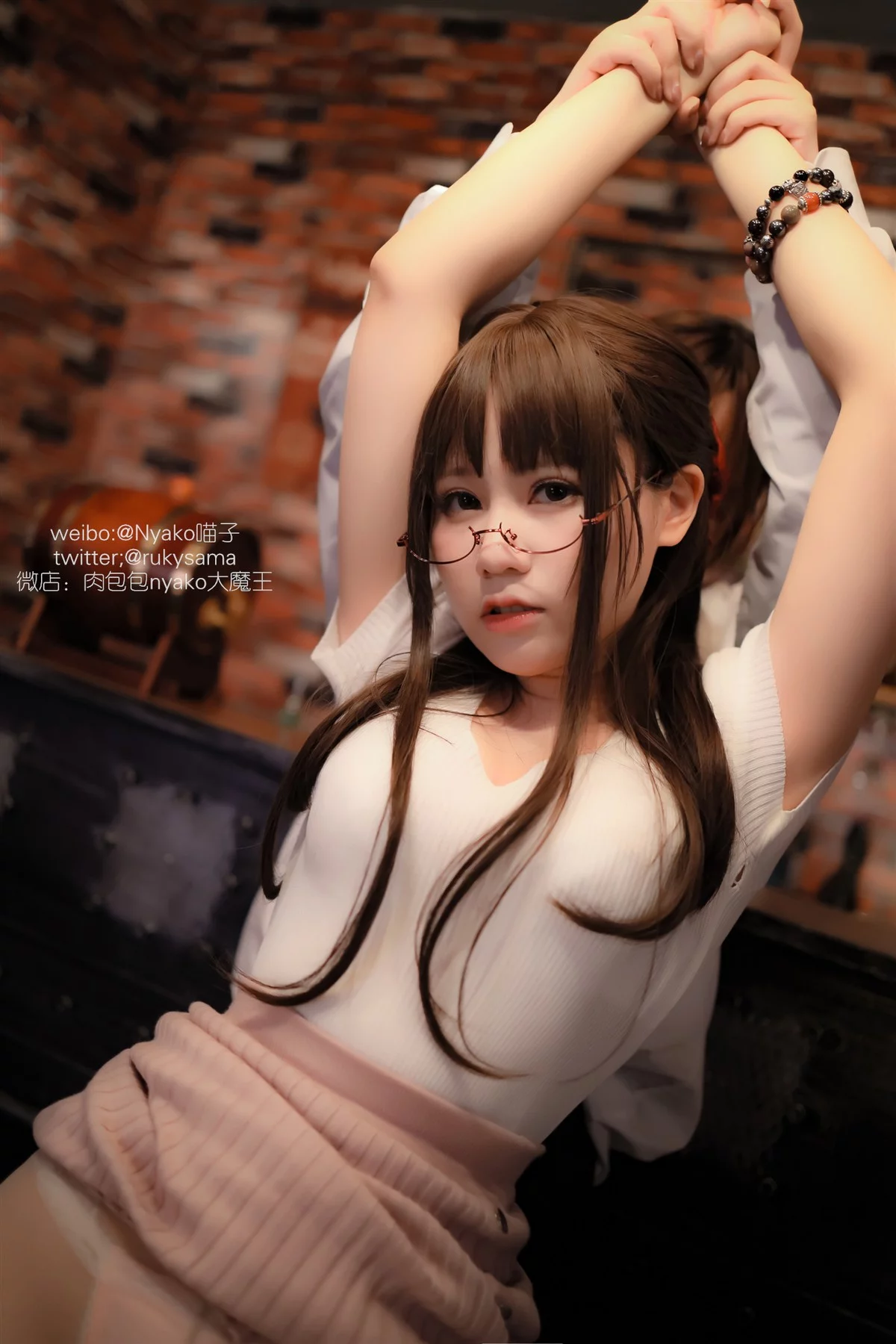 网络美女Nyako喵子个人写真主题精选私房性感服饰系列秀翘臀美腿诱惑写真123P