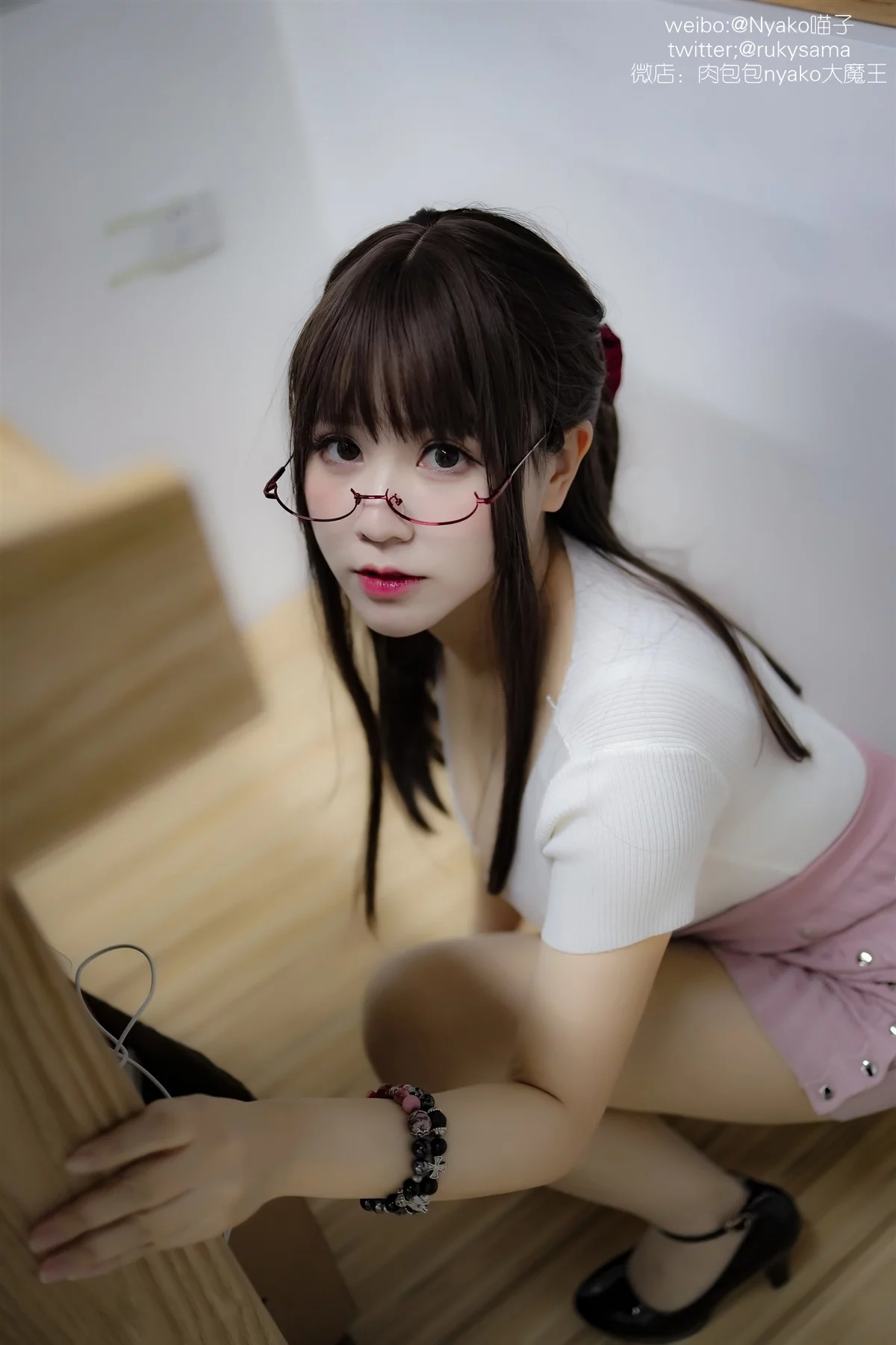 网络美女Nyako喵子个人写真主题精选私房性感服饰系列秀翘臀美腿诱惑写真123P