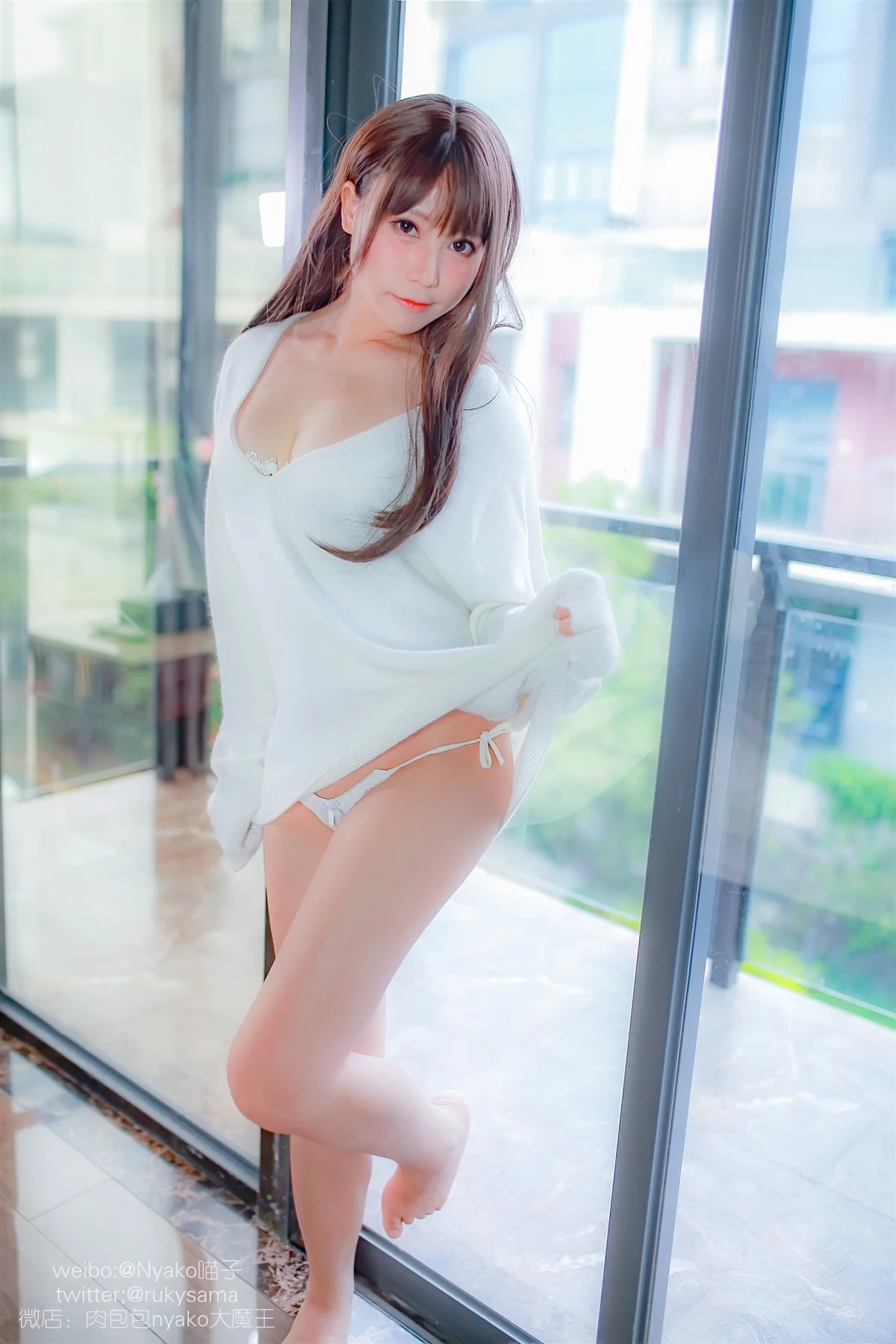 网络美女Nyako喵子个人写真主题精选私房性感服饰系列秀翘臀美腿诱惑写真123P