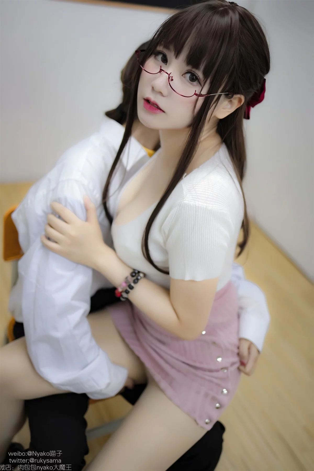 网络美女Nyako喵子个人写真主题精选私房性感服饰系列秀翘臀美腿诱惑写真123P