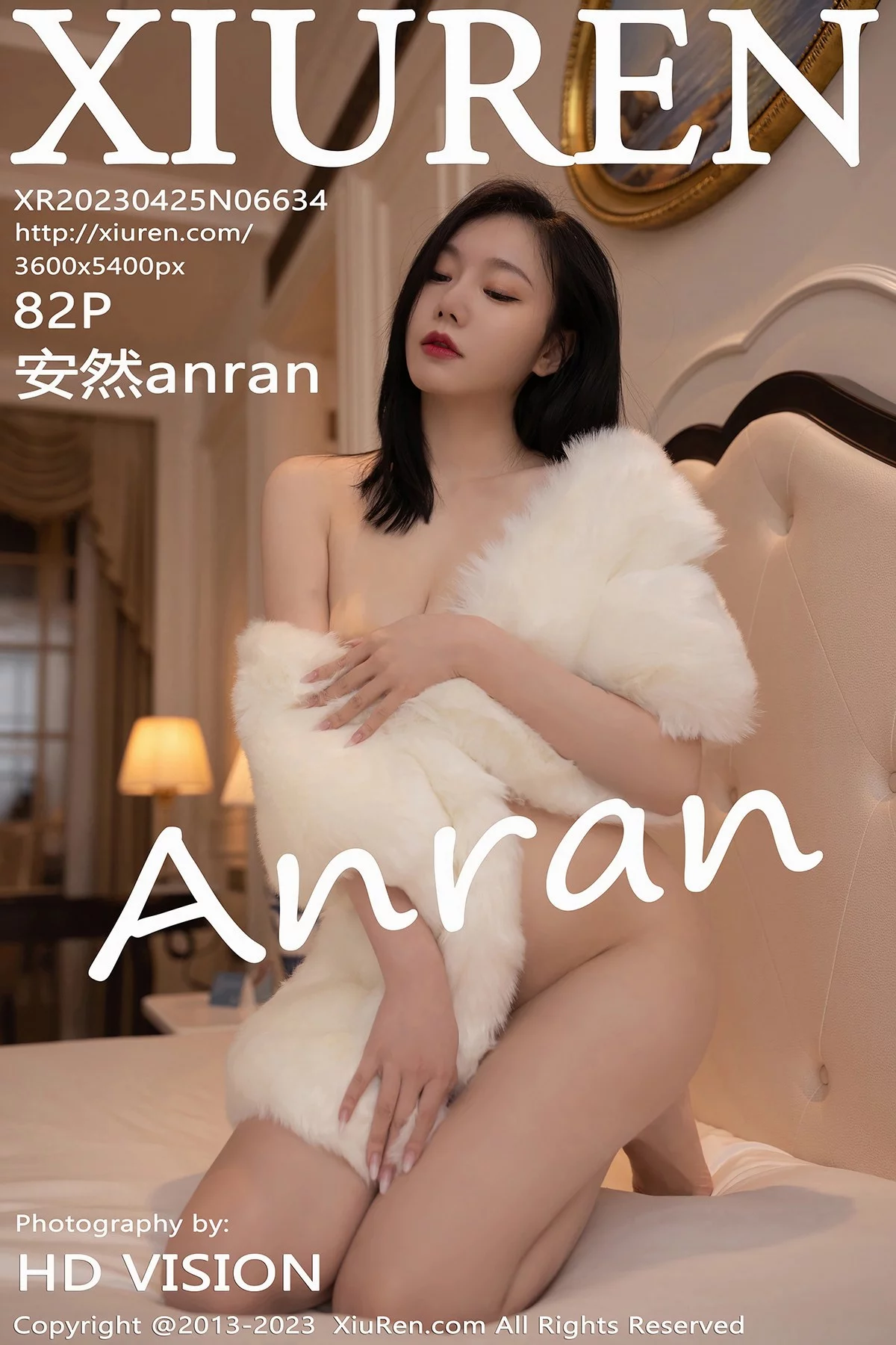 XiuRen第6634期_模特安然anran私房性感浅暖轻透情趣吊带裙秀曼妙身姿诱惑写真82P