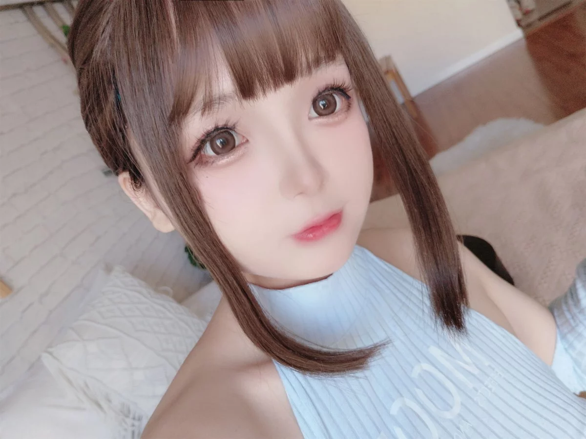Cosplay美女日奈娇吉他妹妹主题私房性感开胸情趣服饰配白丝袜完美诱惑写真75P