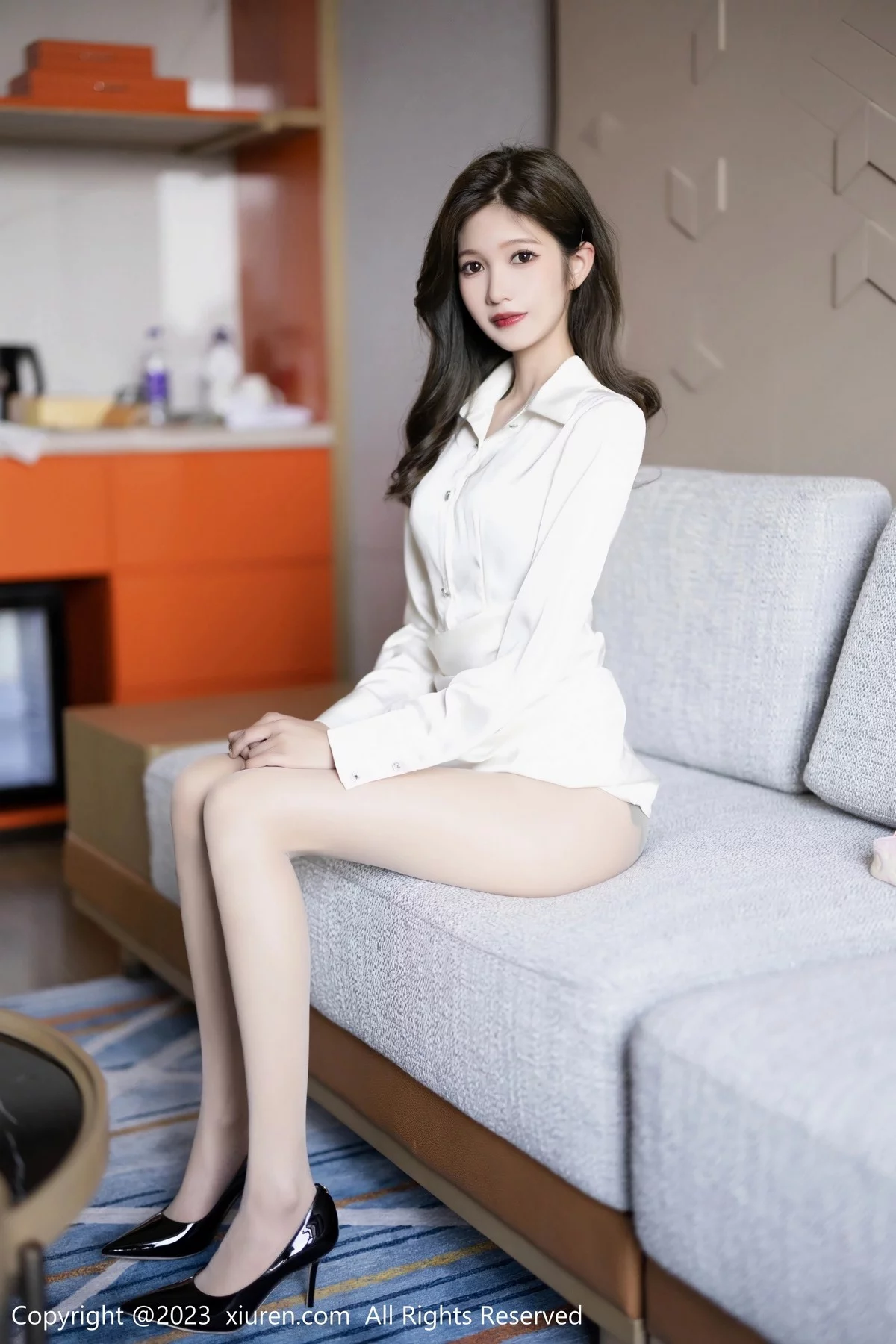 XiuRen第6882期_模特程程程性感墨绿色蕾丝内衣配原色丝袜秀曼妙身姿诱惑写真84P