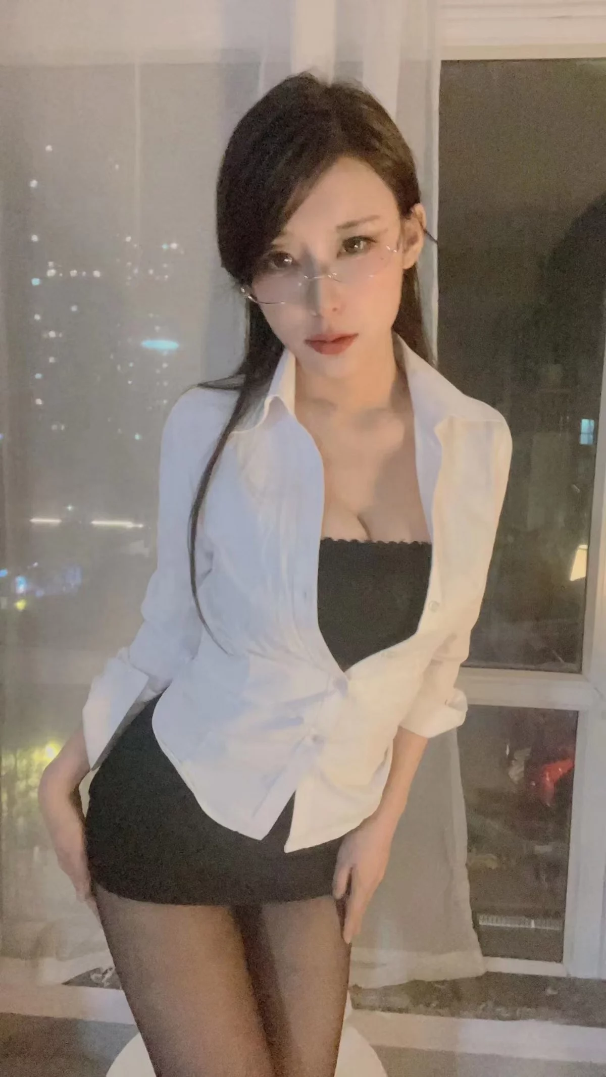 B站主播羊小雪舰长图包主题私房性感服饰系列秀高挑完美身材迷人诱惑写真187P