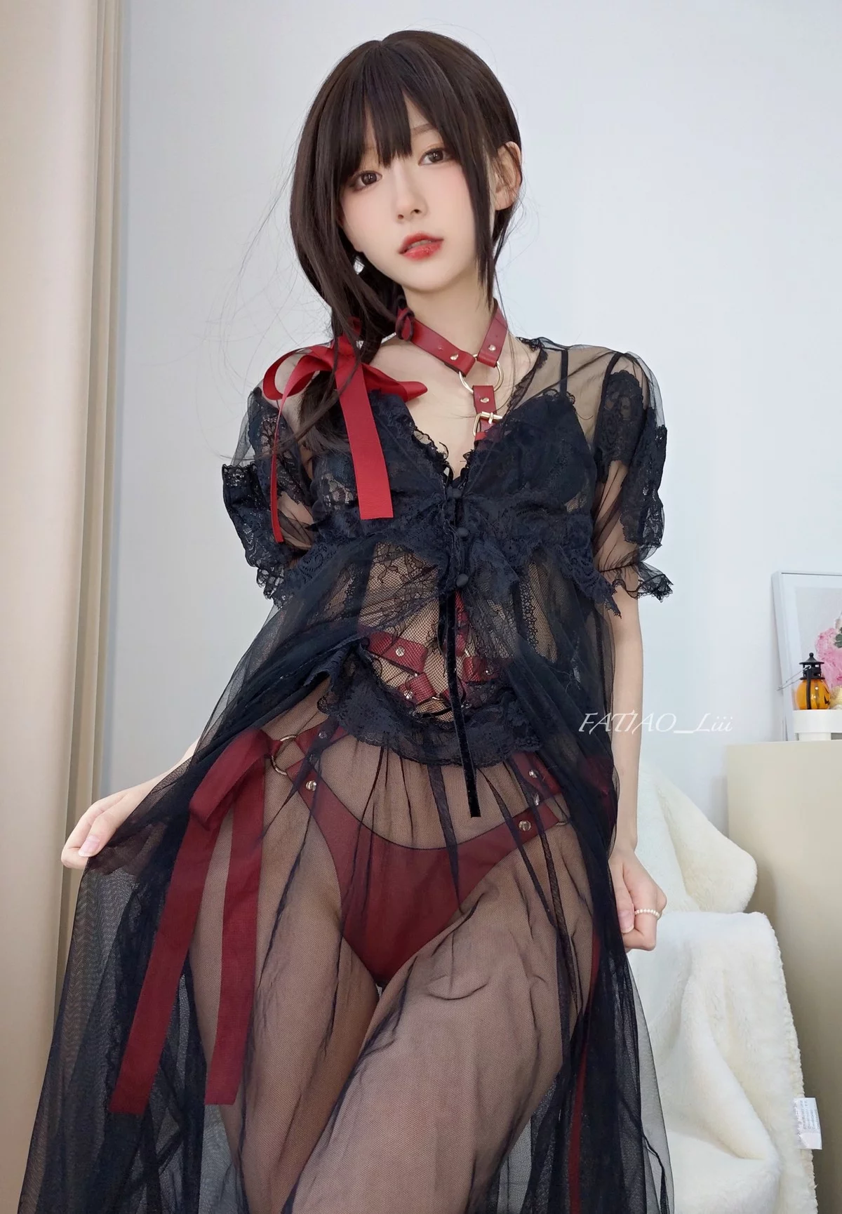 网络美女迷之呆梨03月合集主题性感粉色服饰+牛仔裤系列秀曼妙身姿诱惑写真180P