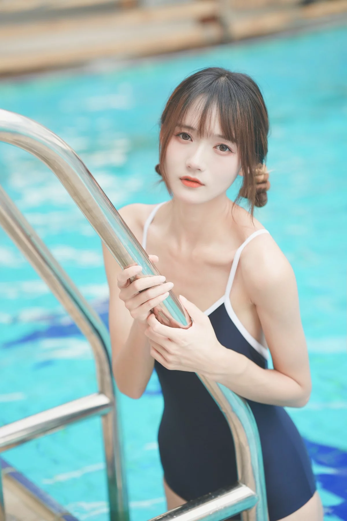 Coser美女兔子Zzz不吃胡萝卜甜甜的死库水主题泳池死库水秀曼妙身姿诱惑写真29P