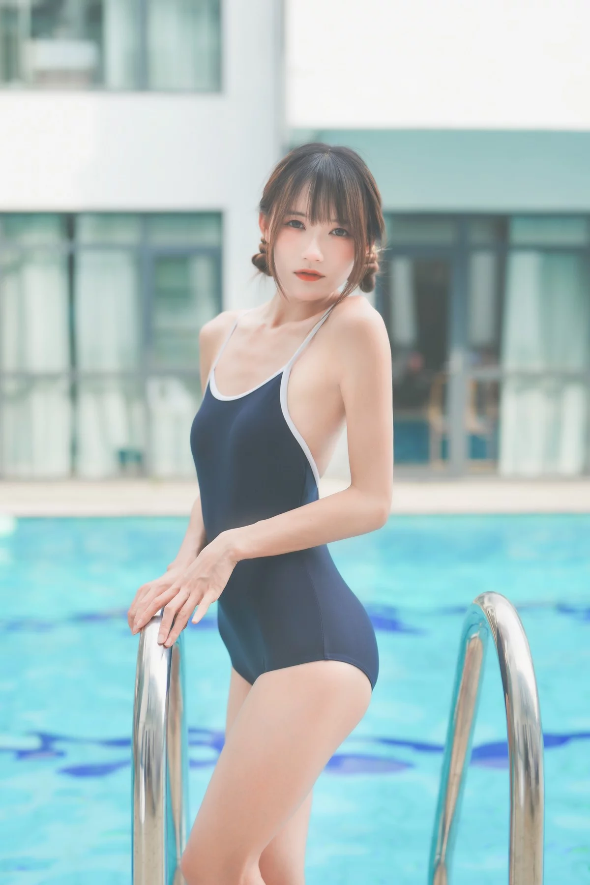 Coser美女兔子Zzz不吃胡萝卜甜甜的死库水主题泳池死库水秀曼妙身姿诱惑写真29P