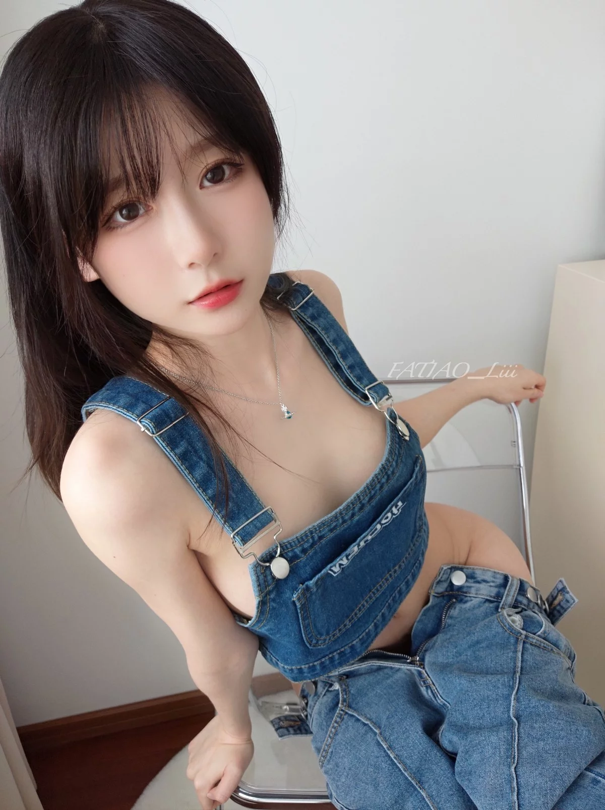 网络美女迷之呆梨04月合集主题性感牛仔服系列+情趣服饰秀完美身材诱惑写真132P