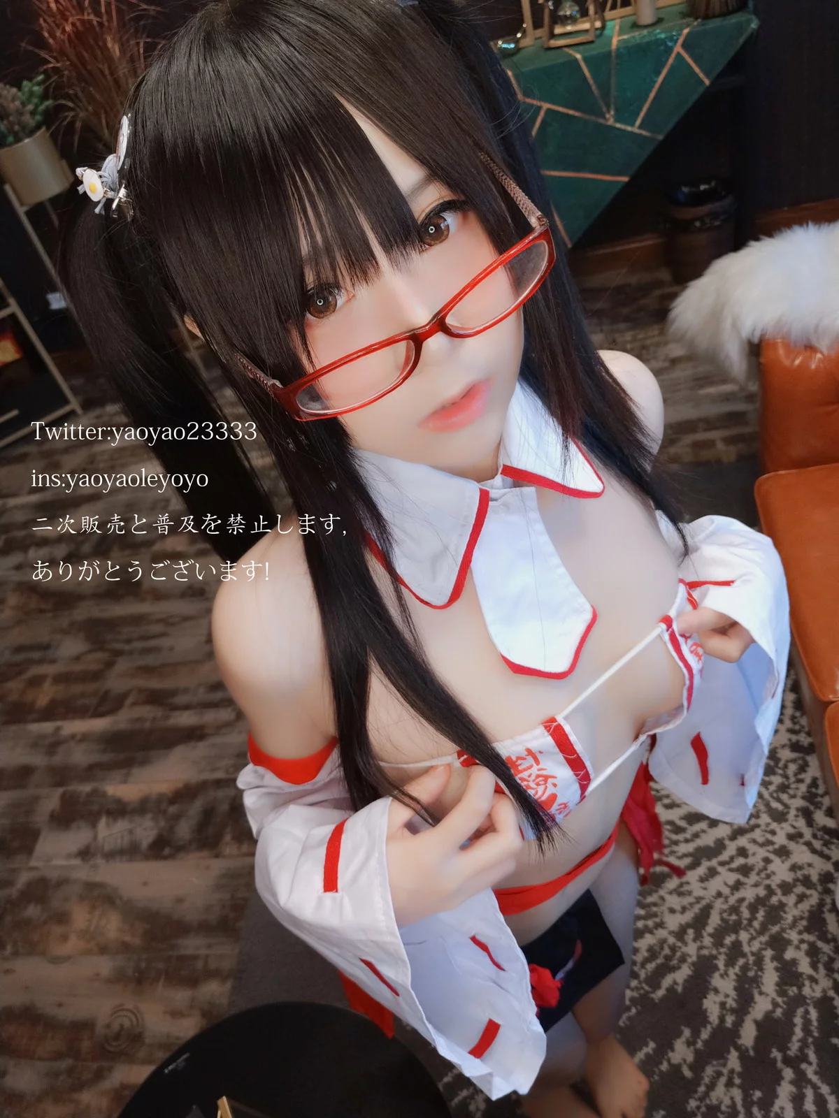 网络美女软妹摇摇乐巫女主题私房性感情趣巫女服饰秀惹火身材撩人诱惑写真181P