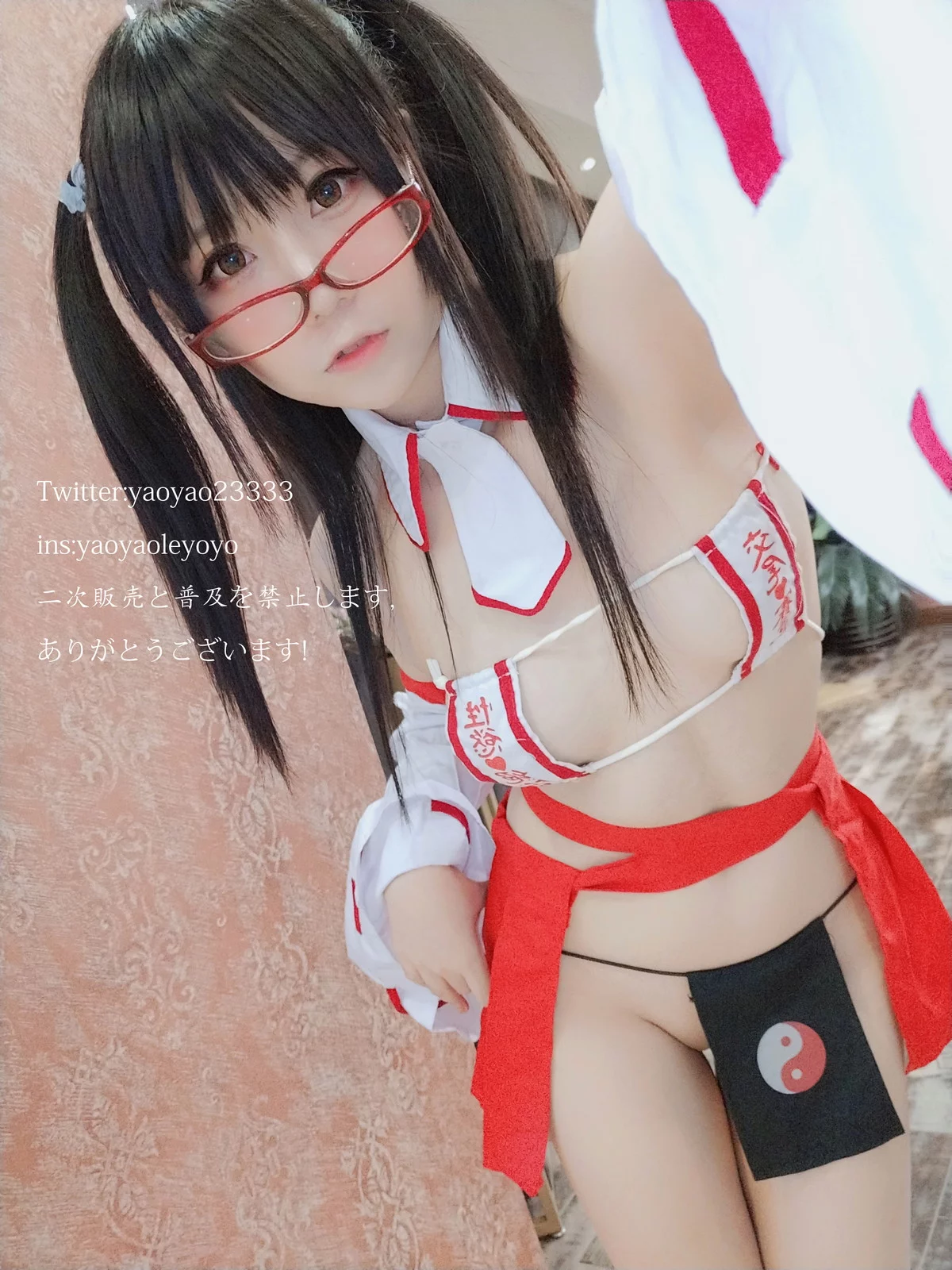 网络美女软妹摇摇乐巫女主题私房性感情趣巫女服饰秀惹火身材撩人诱惑写真181P