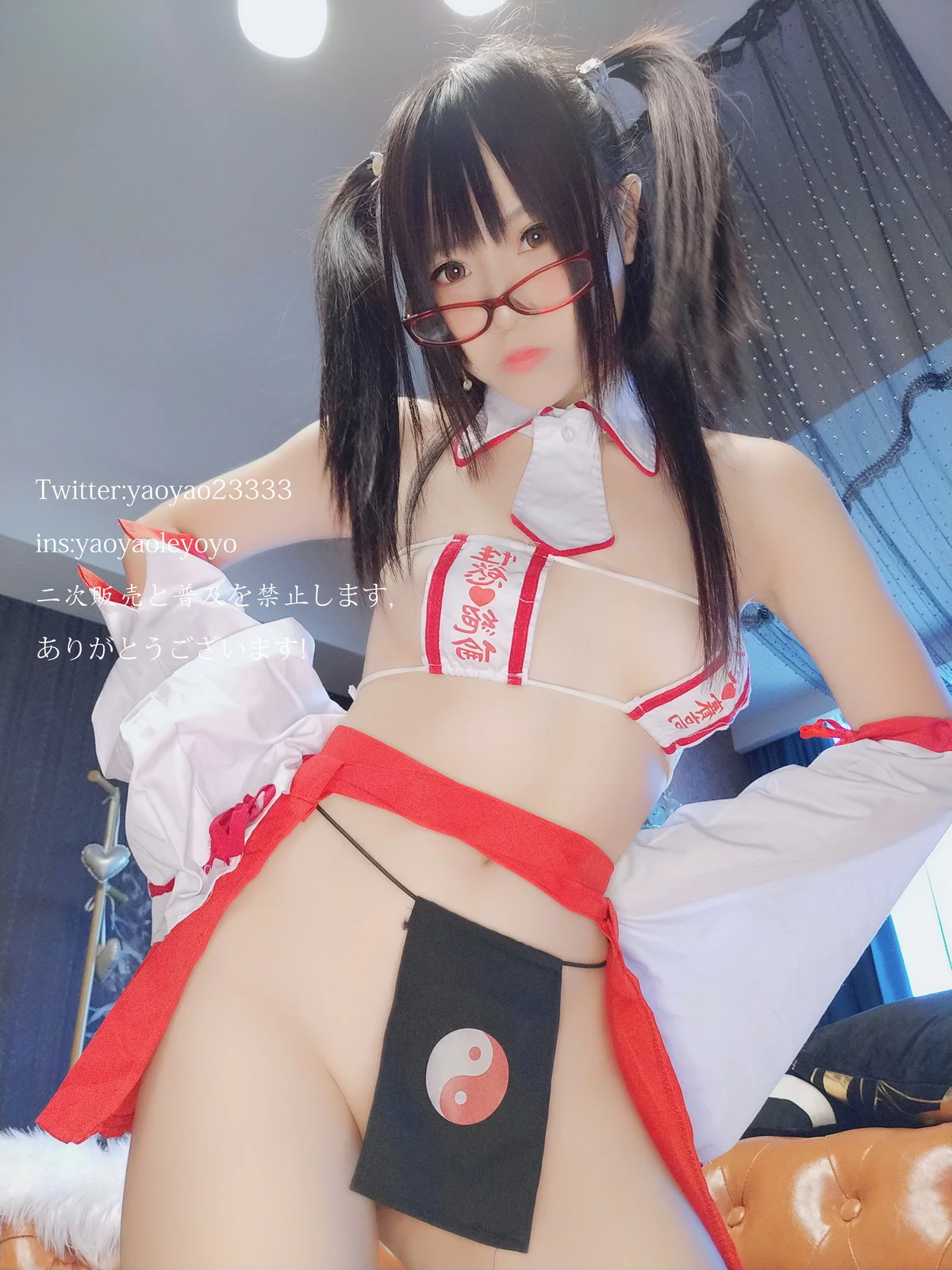 网络美女软妹摇摇乐巫女主题私房性感情趣巫女服饰秀惹火身材撩人诱惑写真181P
