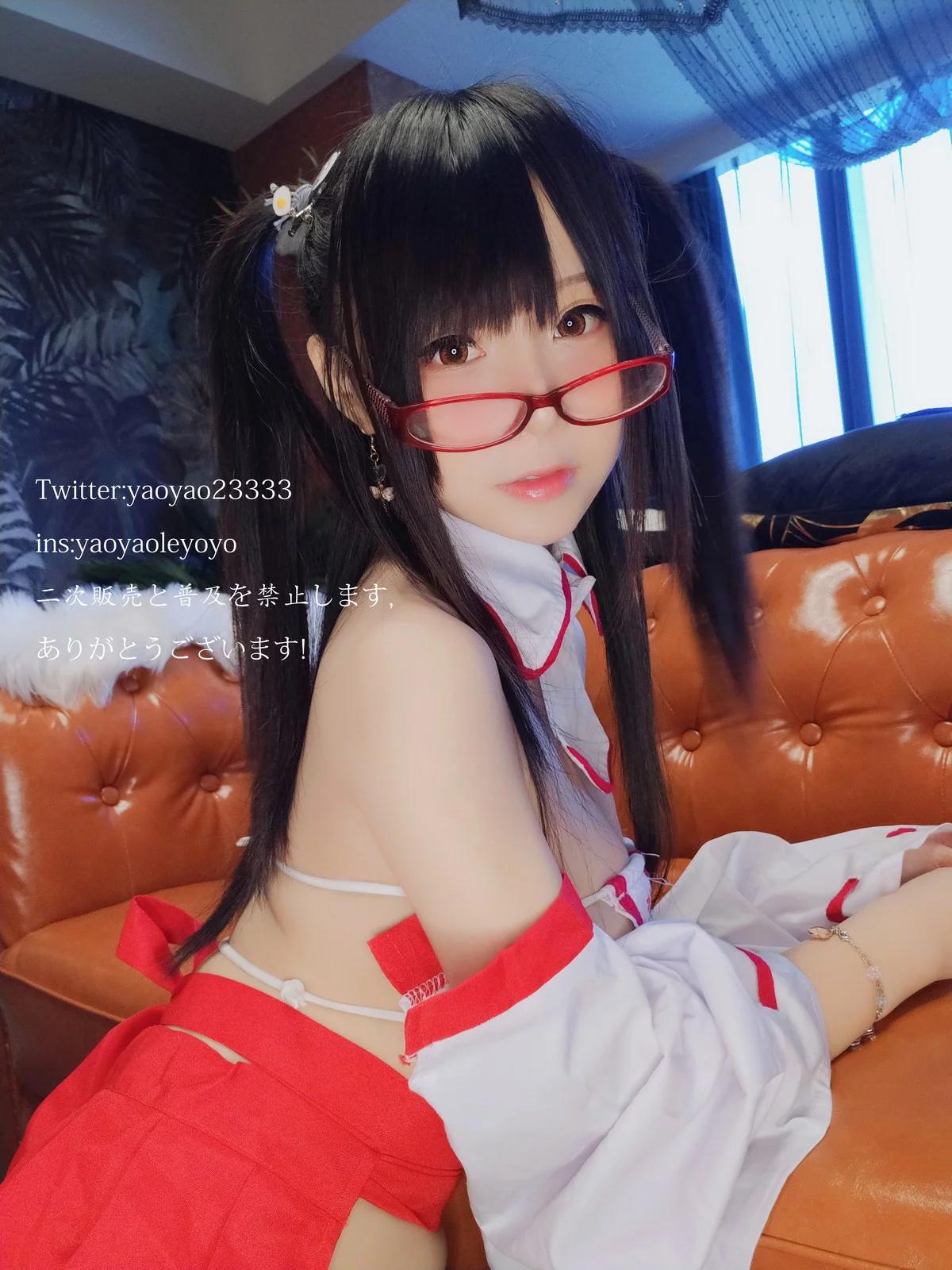 网络美女软妹摇摇乐巫女主题私房性感情趣巫女服饰秀惹火身材撩人诱惑写真181P