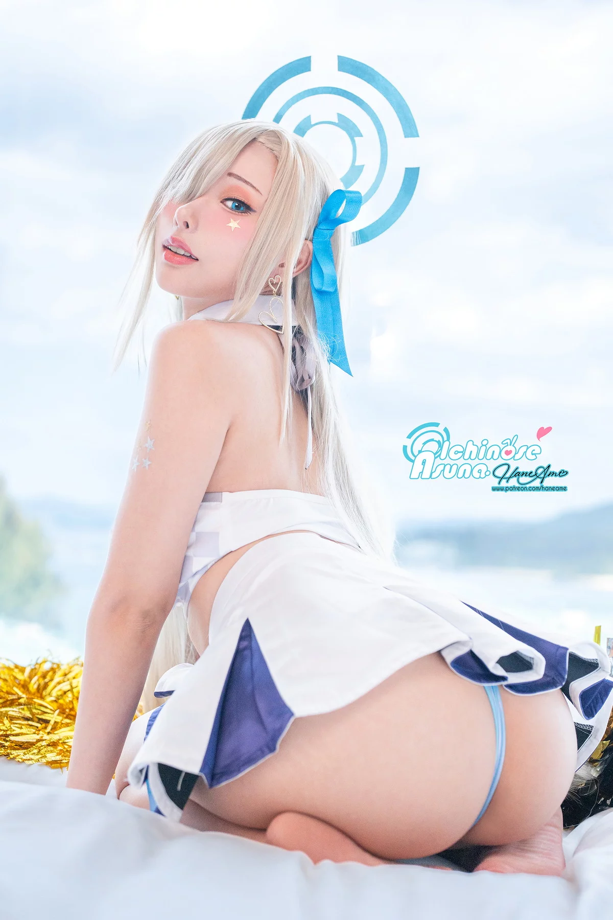Coser美女雨波_HaneAme明日奈写真书主题性感连体衣+比基尼秀丰满身材诱惑写真107P