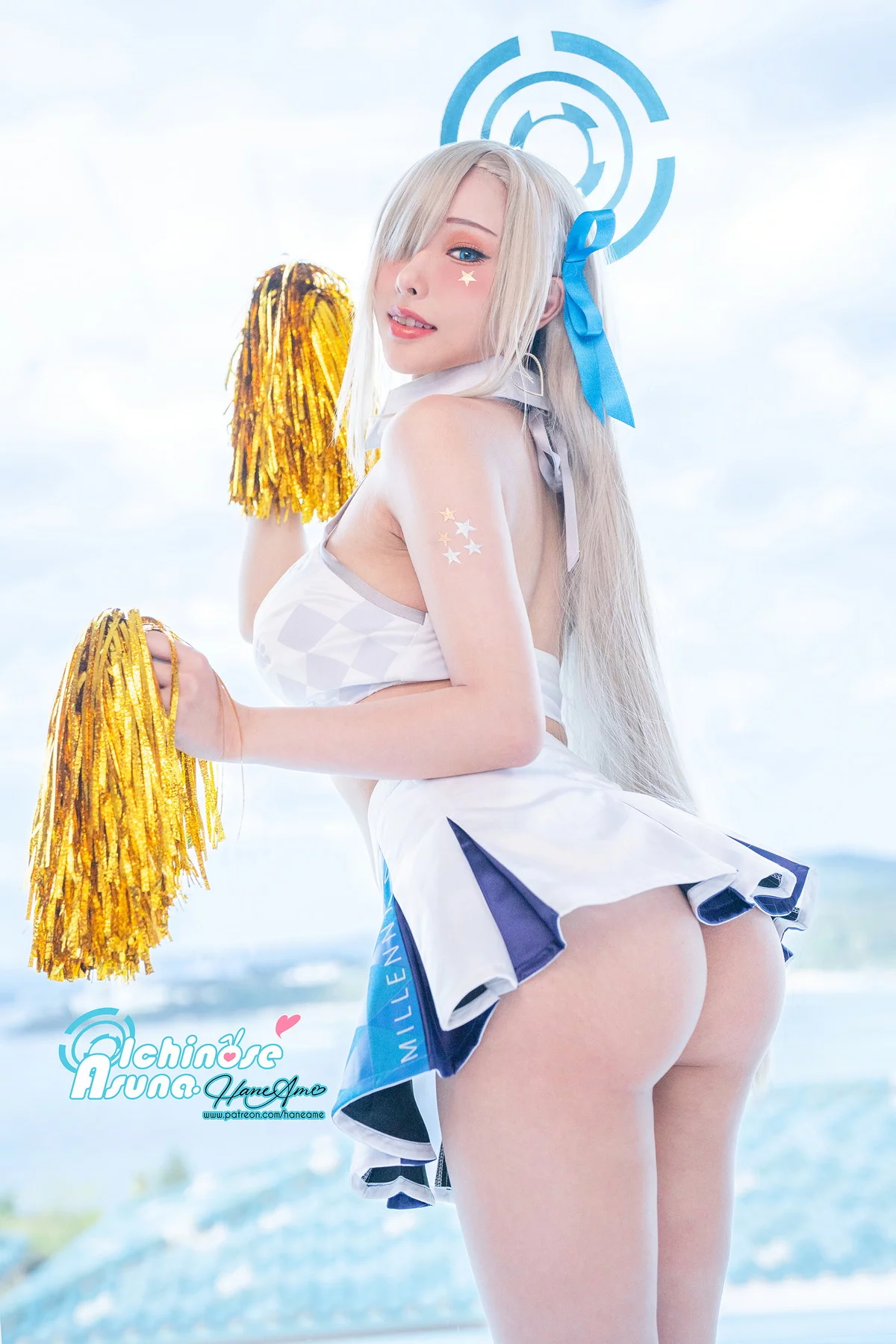 Coser美女雨波_HaneAme明日奈写真书主题性感连体衣+比基尼秀丰满身材诱惑写真107P