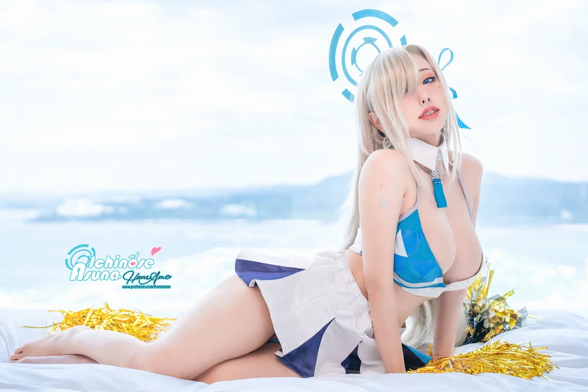Coser美女雨波_HaneAme明日奈写真书主题性感连体衣+比基尼秀丰满身材诱惑写真107P
