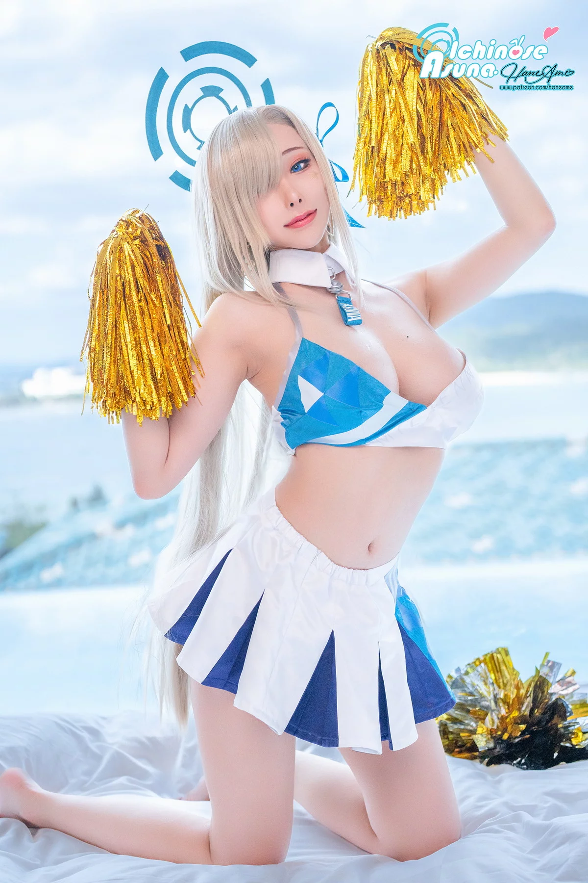 Coser美女雨波_HaneAme明日奈写真书主题性感连体衣+比基尼秀丰满身材诱惑写真107P