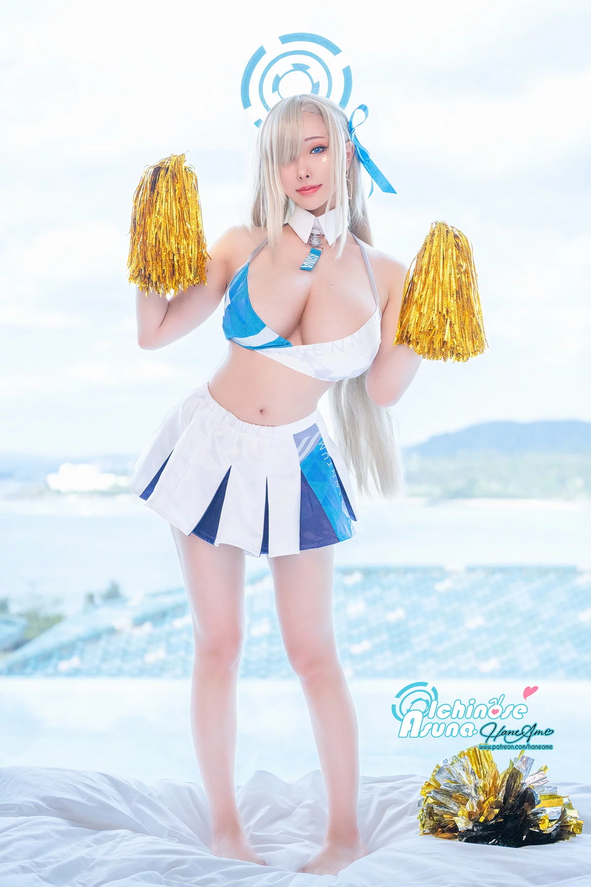 Coser美女雨波_HaneAme明日奈写真书主题性感连体衣+比基尼秀丰满身材诱惑写真107P
