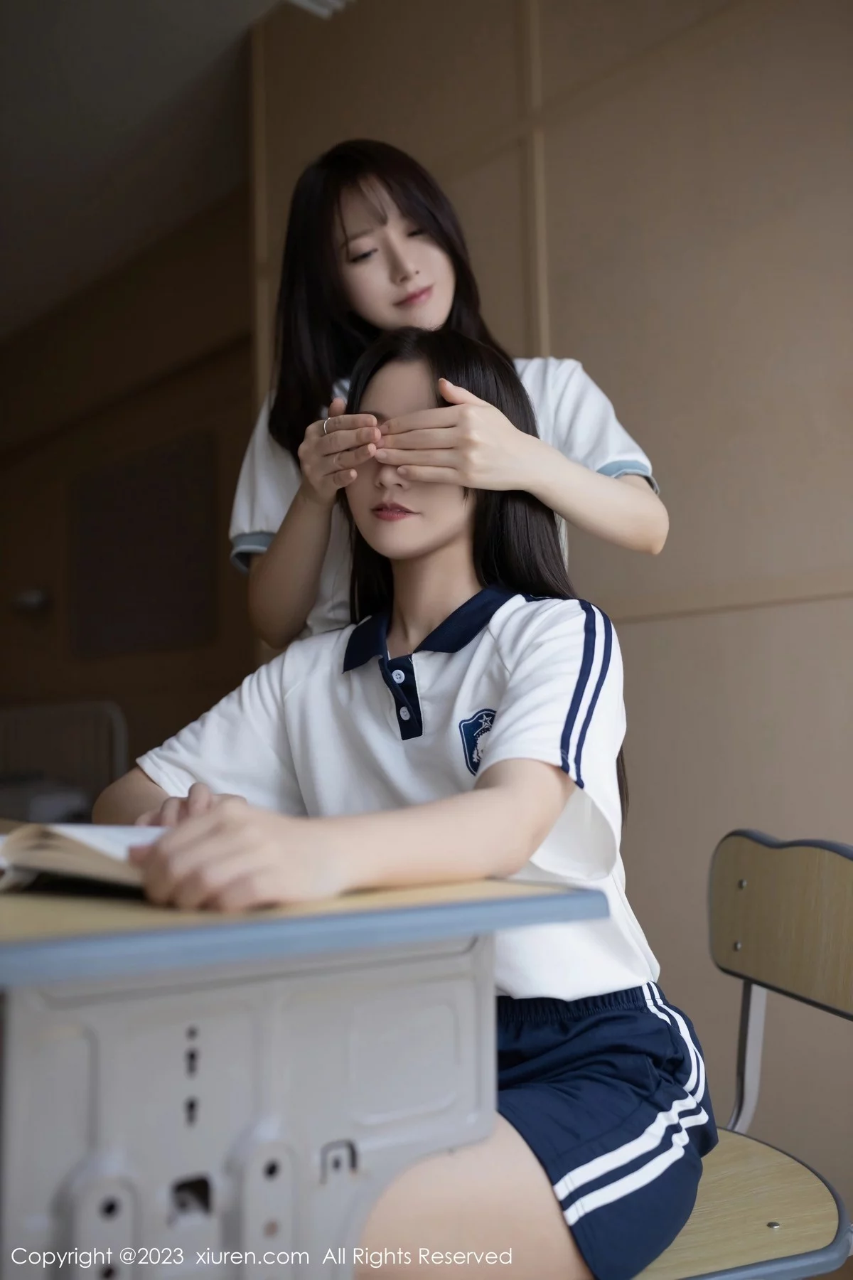 XiuRen第6962期_模特鱼子酱Fish＆杏子Yada性感运动装系列秀完美身材诱惑写真81P