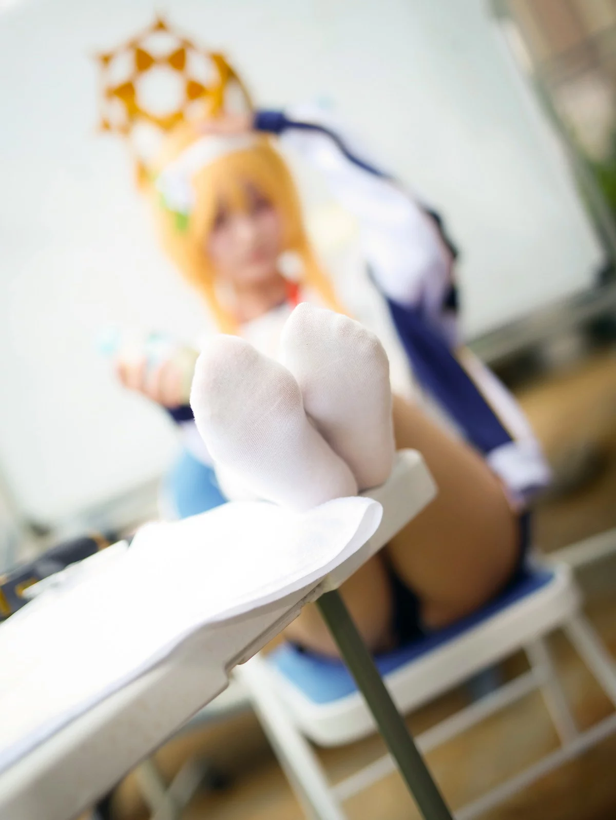 网红美女晓美妈体操服主题性感日系体操运动服配白丝袜秀美腿完美迷人写真60P