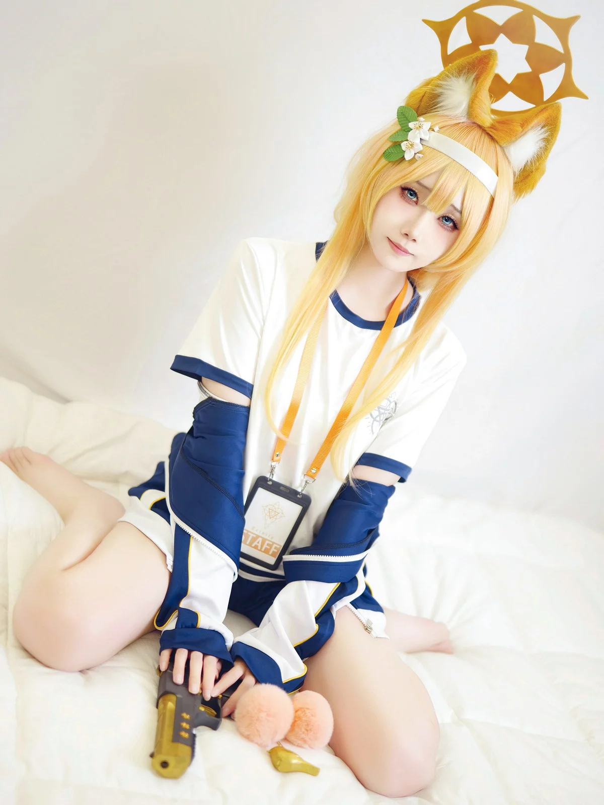 网红美女晓美妈体操服主题性感日系体操运动服配白丝袜秀美腿完美迷人写真60P