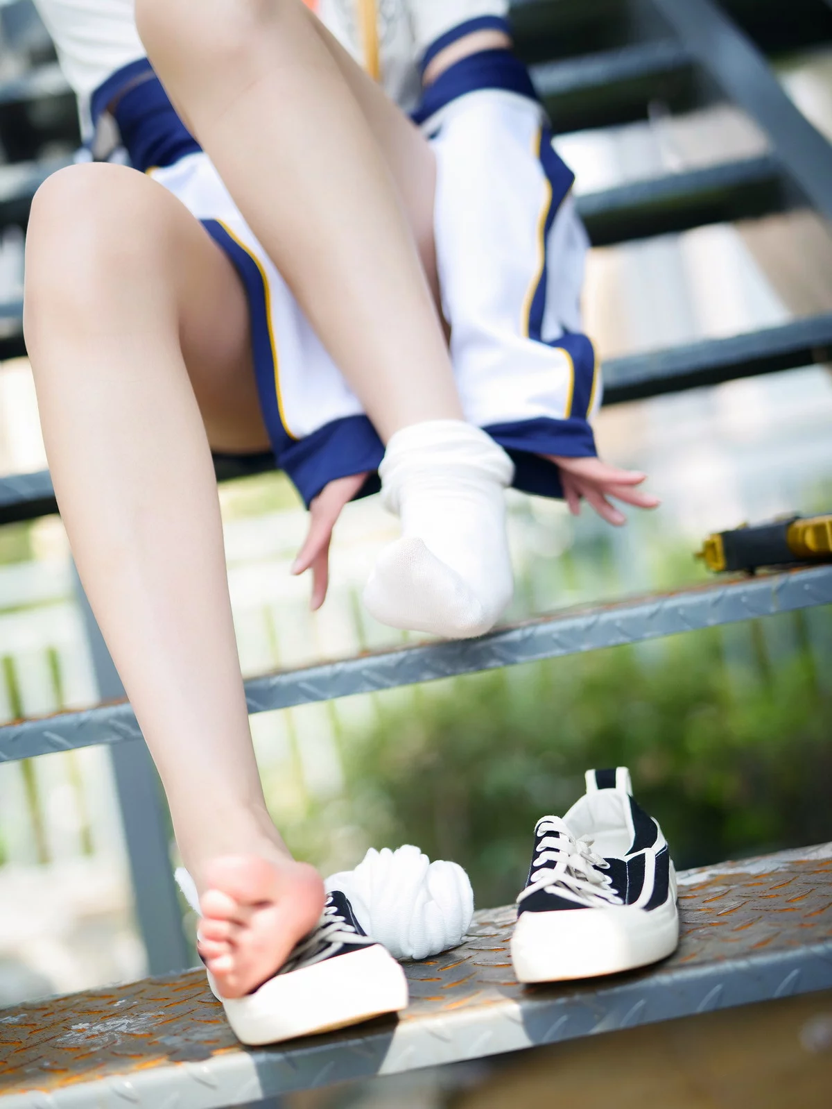 网红美女晓美妈体操服主题性感日系体操运动服配白丝袜秀美腿完美迷人写真60P