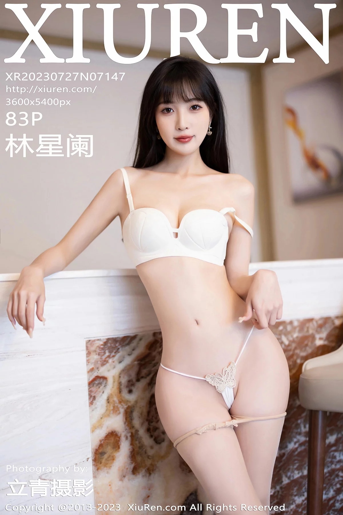 XiuRen第7147期_模特林星阑半脱露性感白色内衣配原色丝袜秀曼妙身姿诱惑写真83P