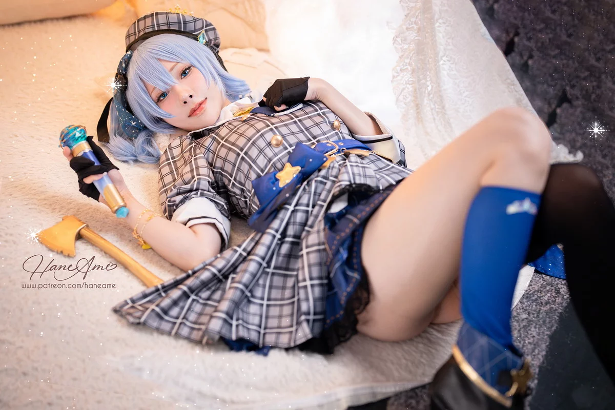 Coser美女雨波_HaneAme4月合集主题性感连体衣+黑色内衣秀丰满身材诱惑写真148P