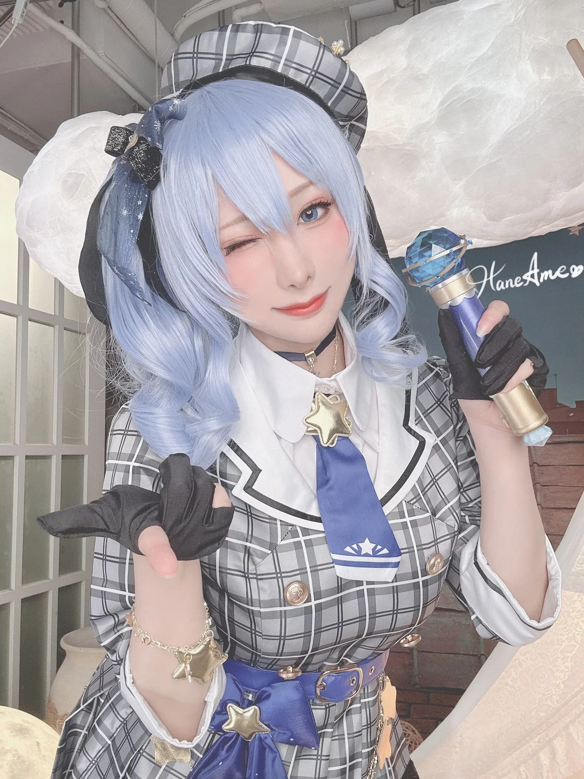 Coser美女雨波_HaneAme4月合集主题性感连体衣+黑色内衣秀丰满身材诱惑写真148P