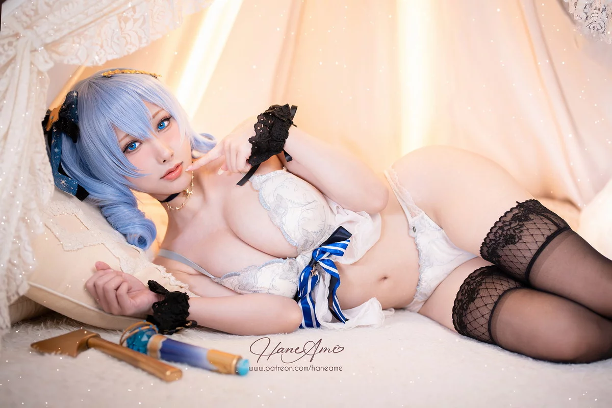 Coser美女雨波_HaneAme4月合集主题性感连体衣+黑色内衣秀丰满身材诱惑写真148P